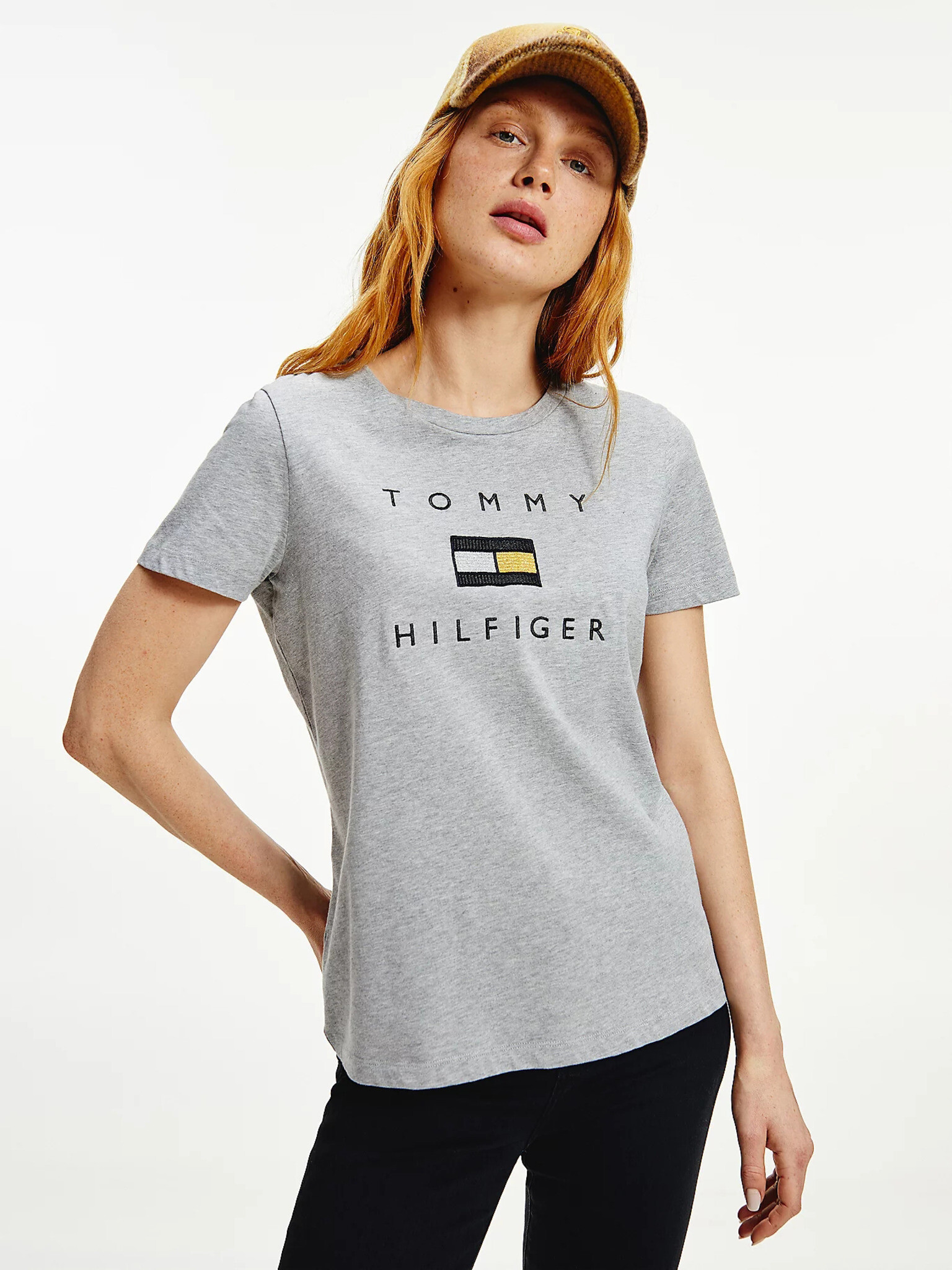 Tommy Hilfiger T-shirt Grey - Pepit.gr