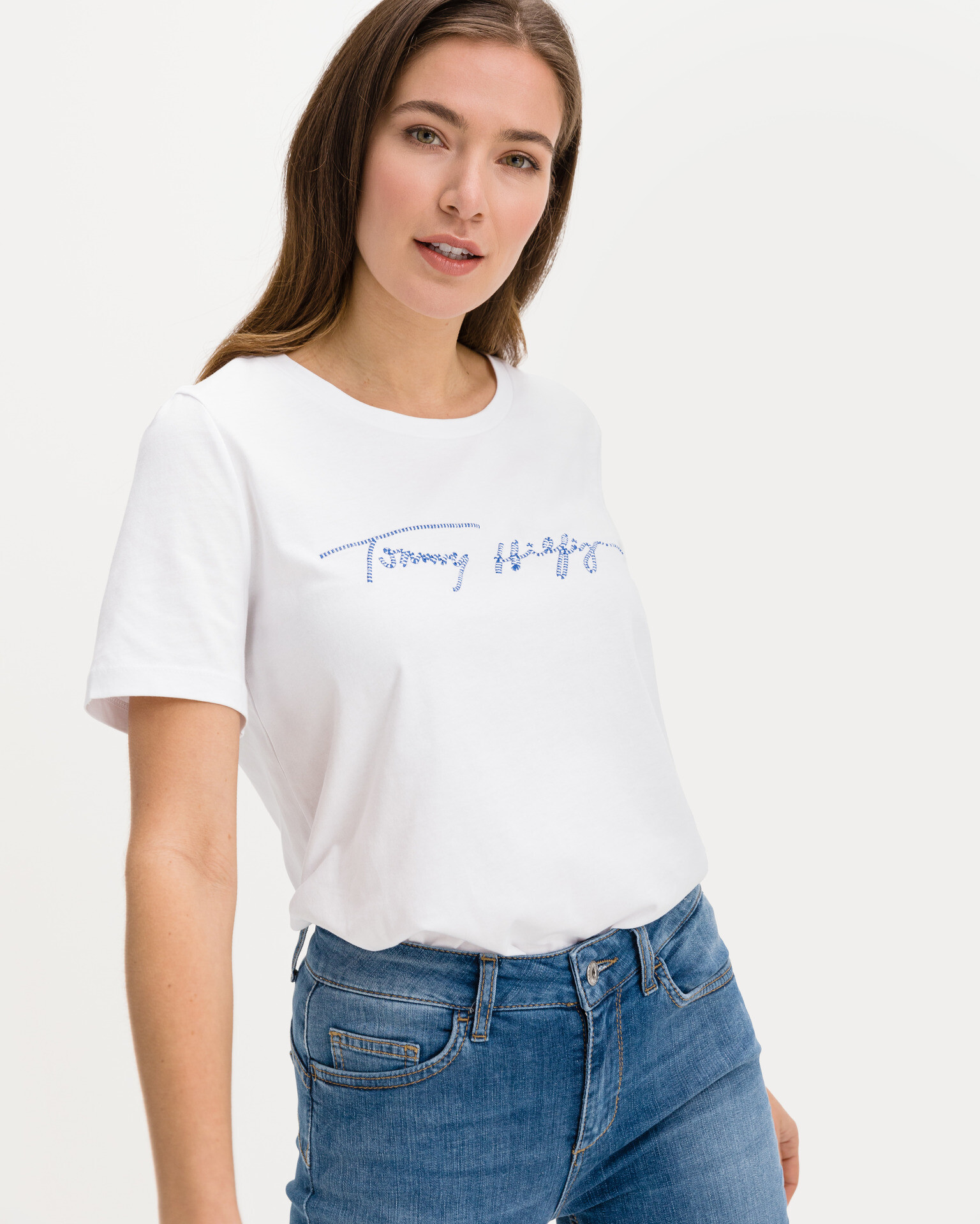 Tommy Hilfiger T-shirt White - Pepit.gr