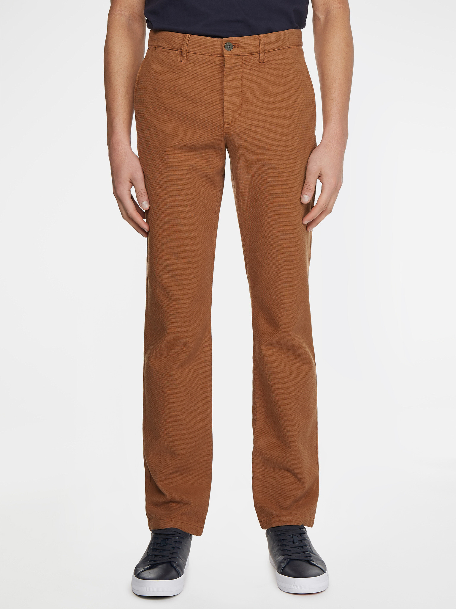 Tommy Hilfiger Chino Trousers Brown - Pepit.gr