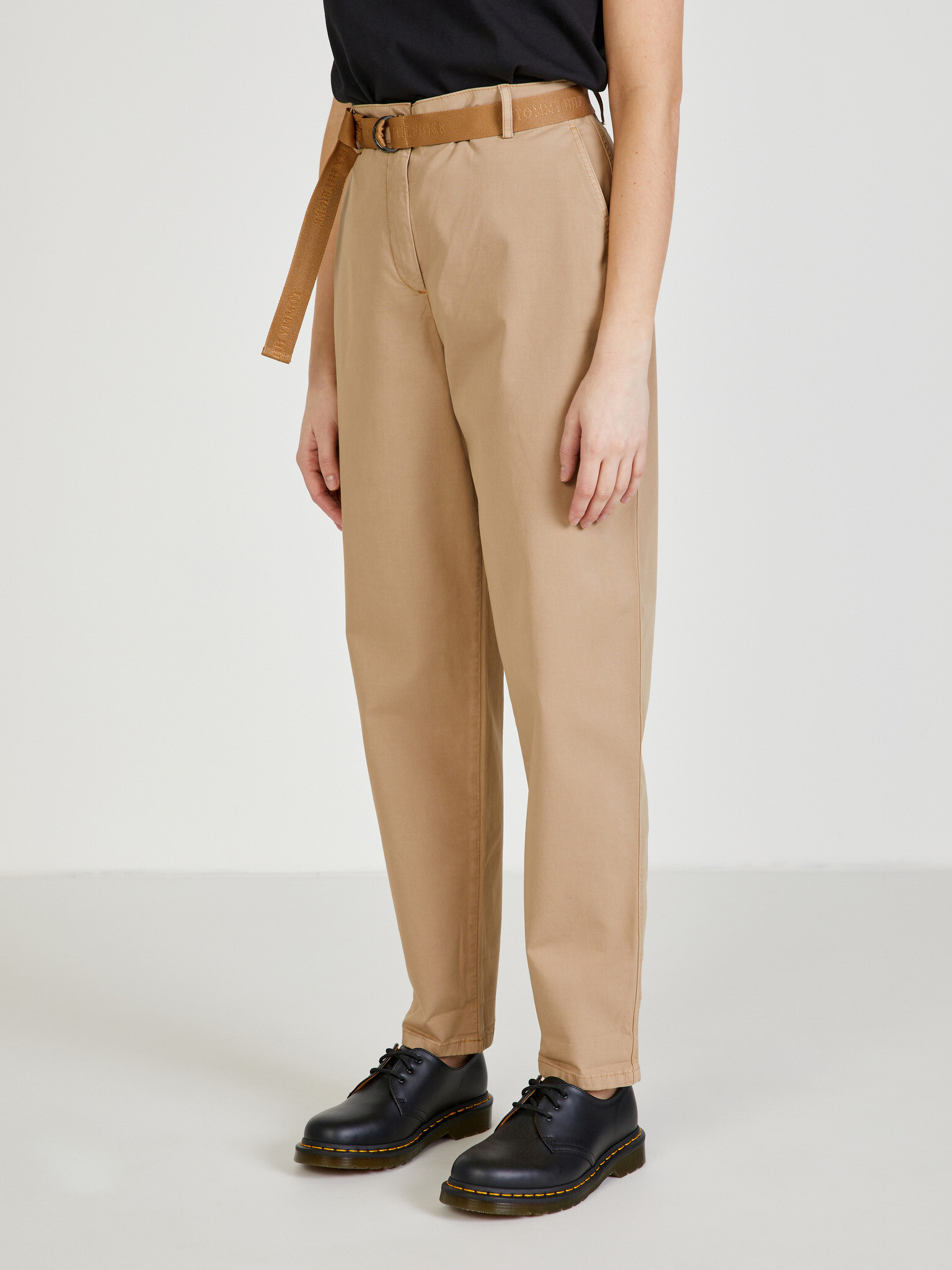 Tommy Hilfiger Chino Trousers Brown - Pepit.gr