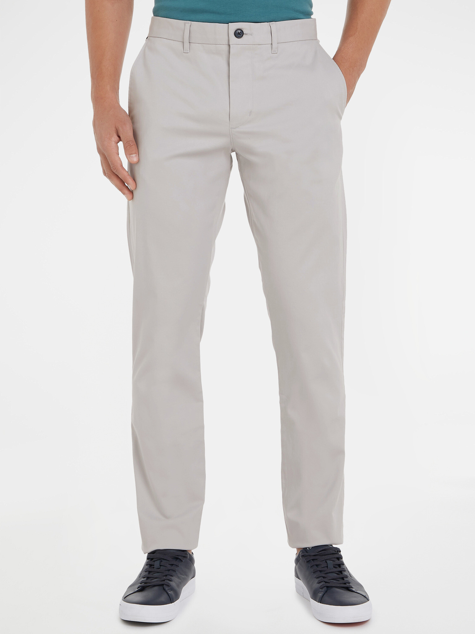 Tommy Hilfiger Trousers Grey - Pepit.gr