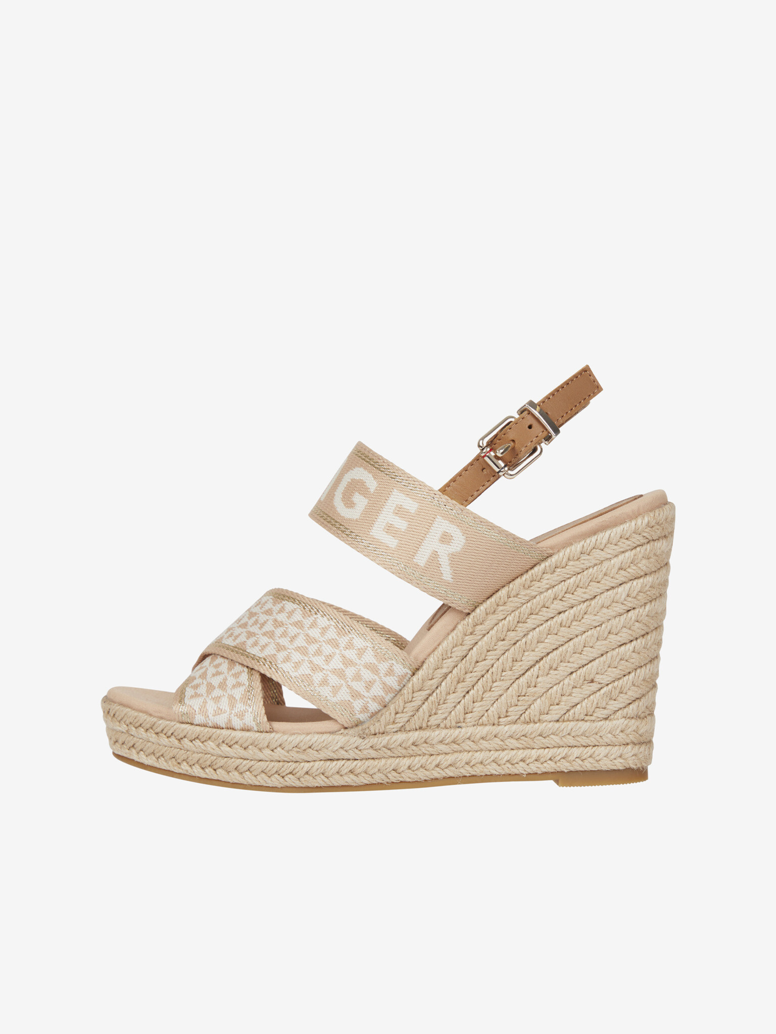 Tommy Hilfiger Wedges Beige - Pepit.gr