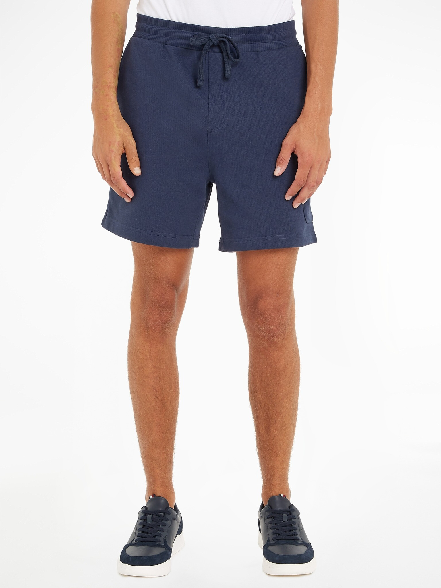 Tommy Jeans Badge Cargo Short pants Blue - Pepit.gr