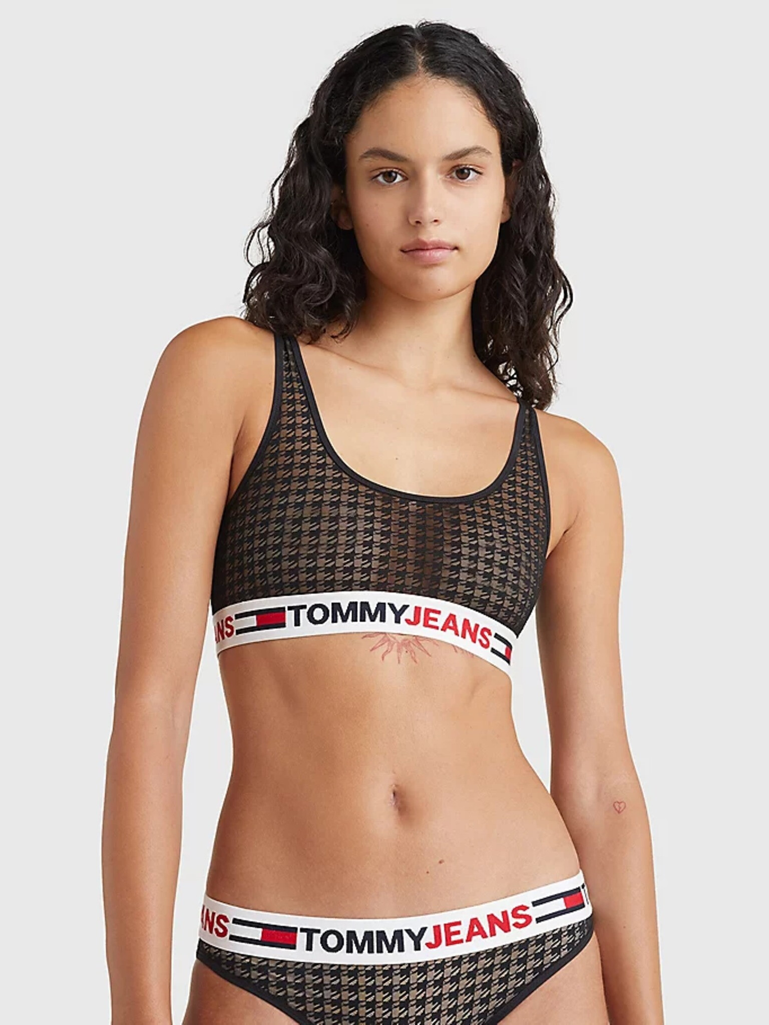 Tommy Jeans Bra Black - Pepit.gr