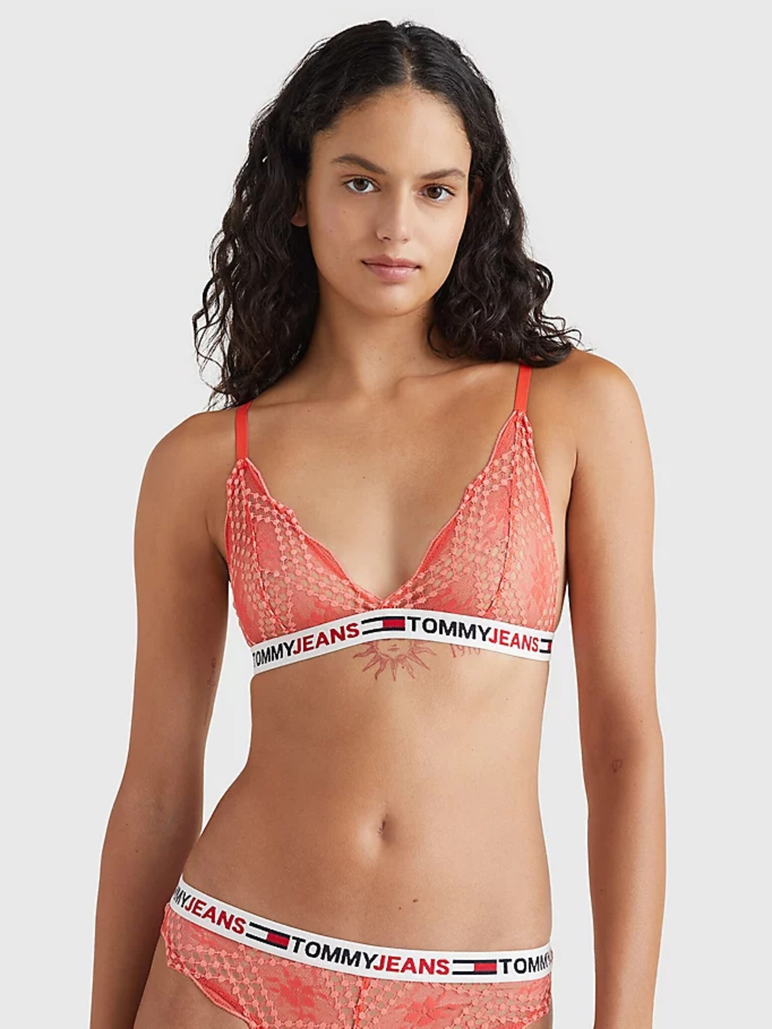 Tommy Jeans Bra Red - Pepit.gr