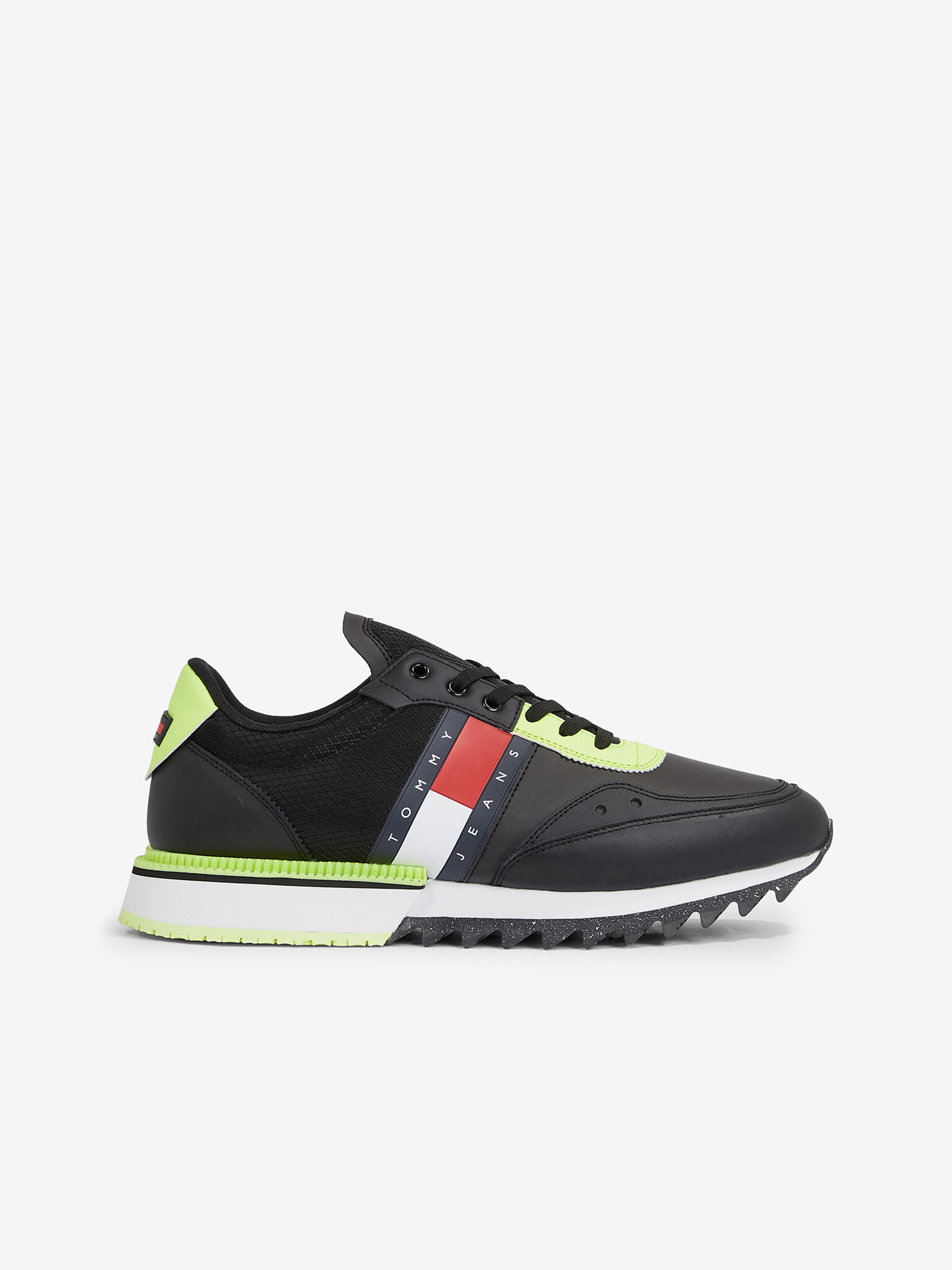 Tommy Jeans Cleated T Sneakers Black - Pepit.gr