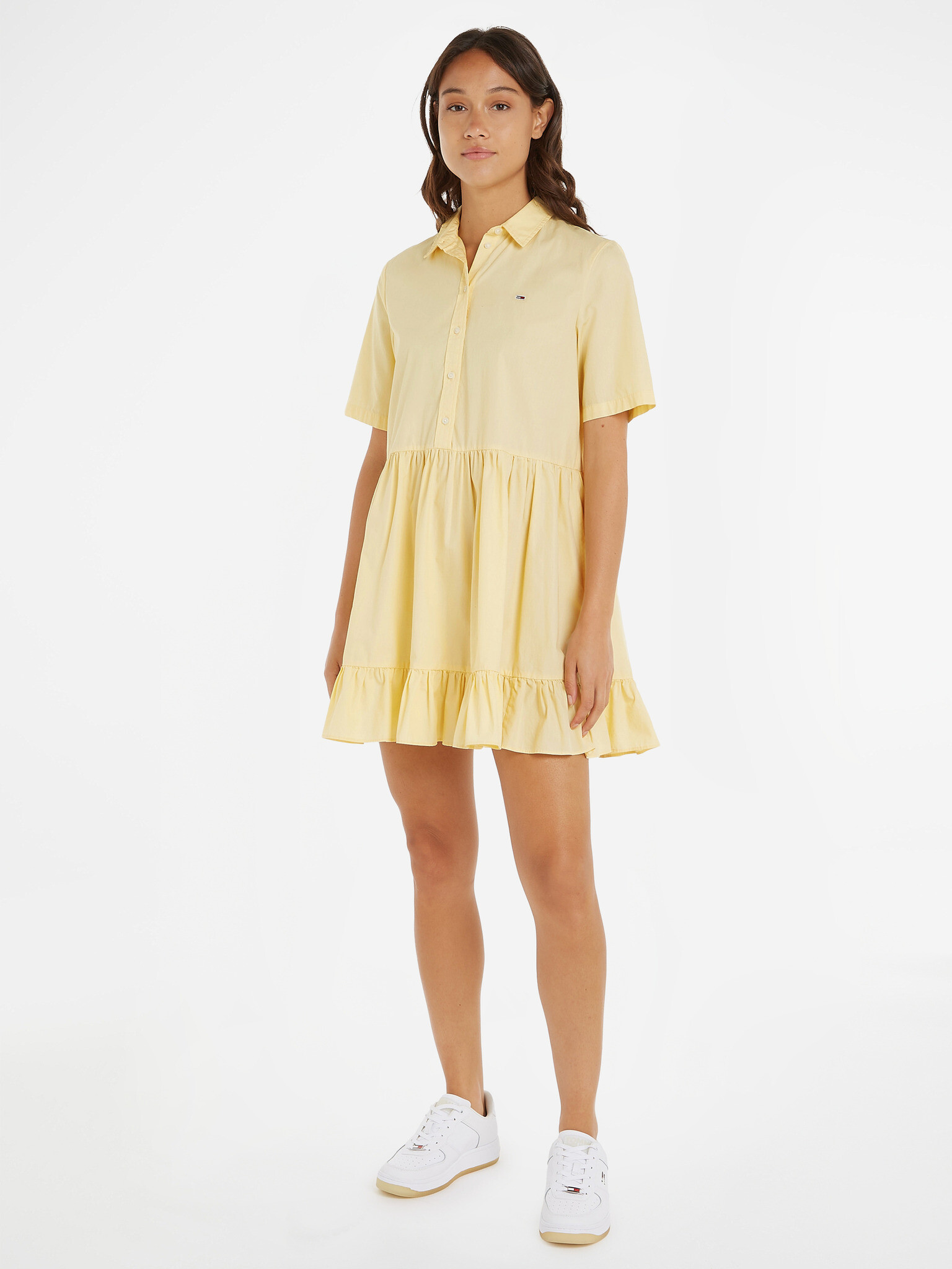 Tommy Jeans Dresses Yellow - Pepit.gr