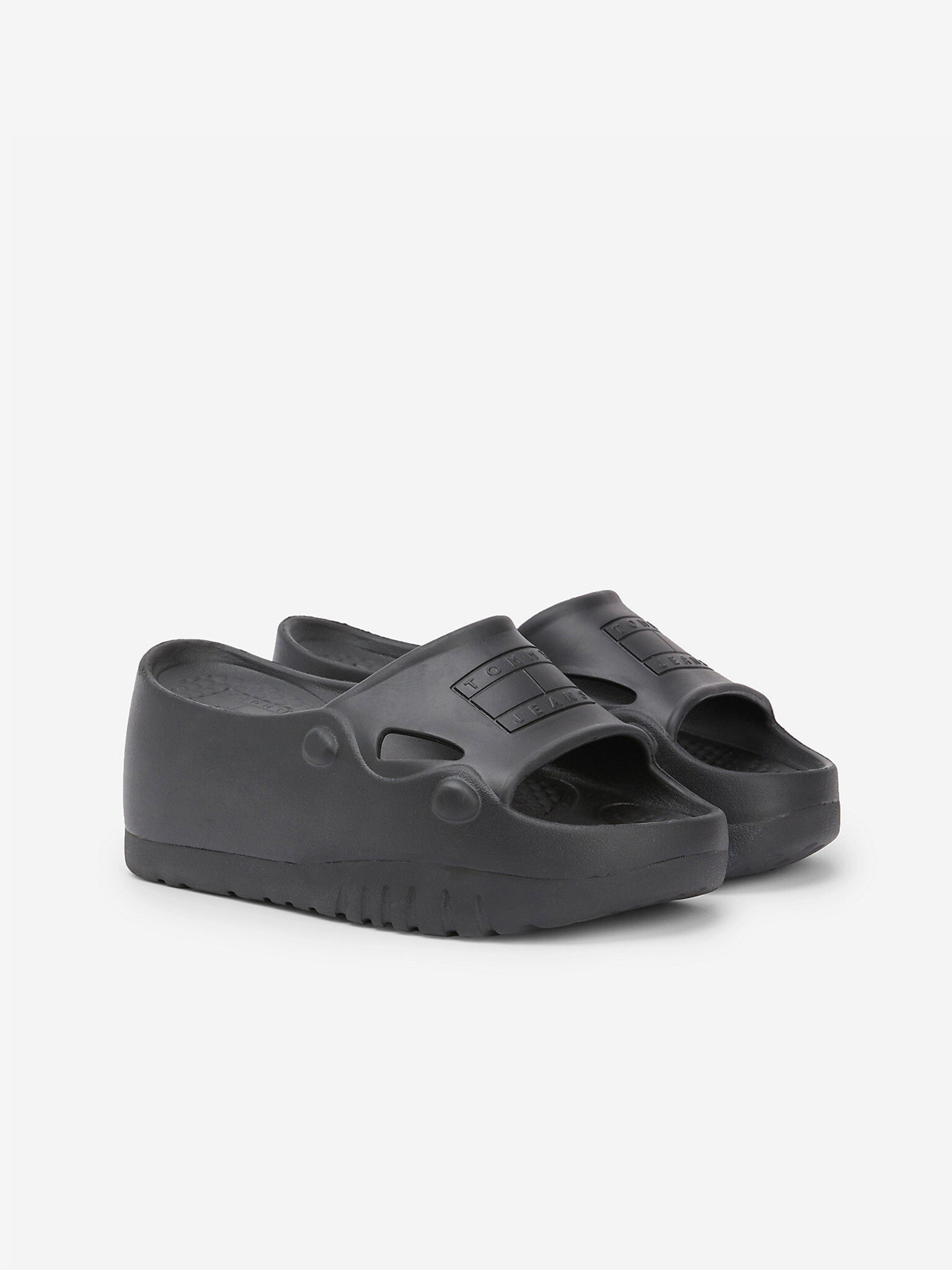 Tommy Jeans Slippers Black - Pepit.gr