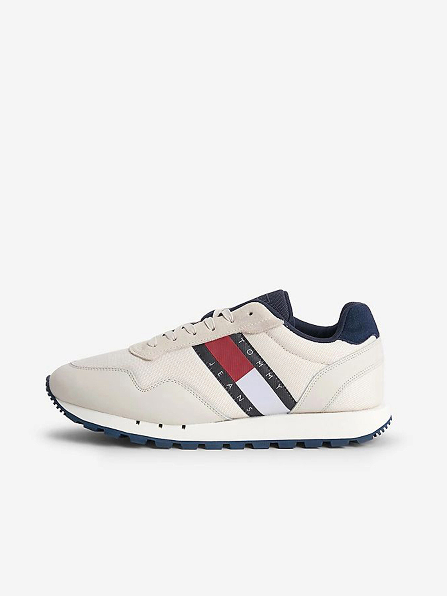 Tommy Jeans Sneakers Beige - Pepit.gr