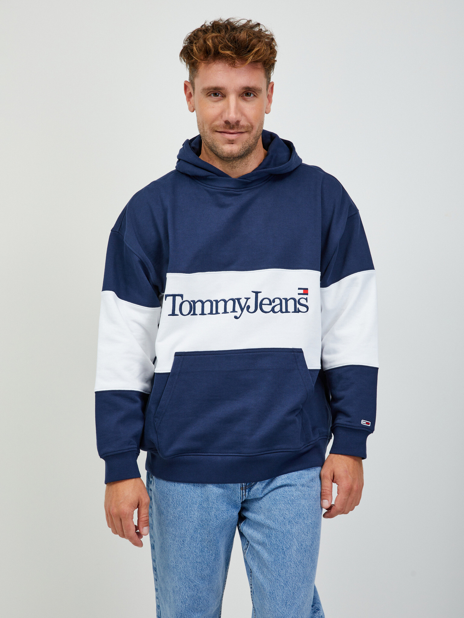 Tommy Jeans Sweatshirt Blue - Pepit.gr