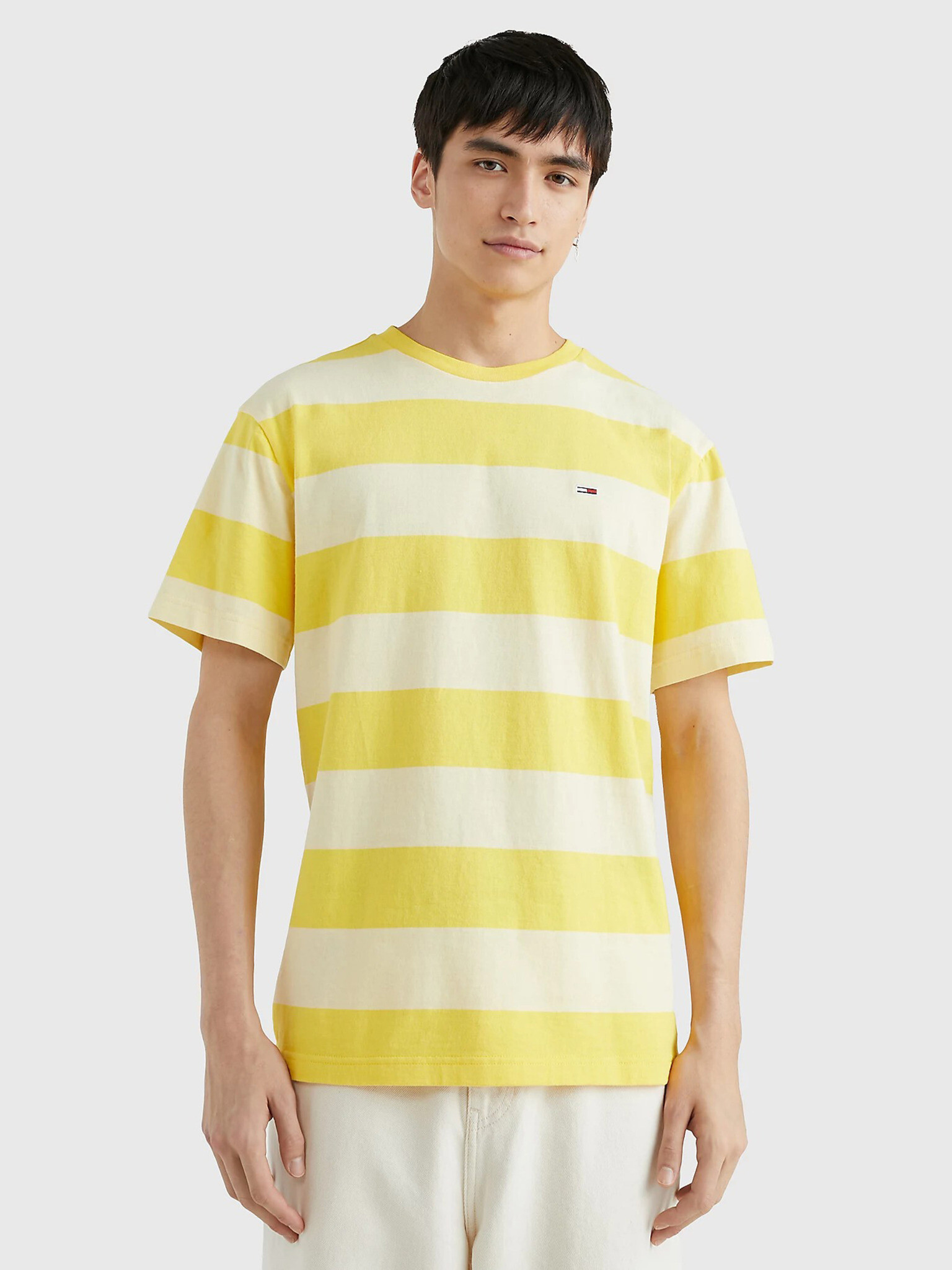 Tommy Jeans T-shirt Yellow - Pepit.gr