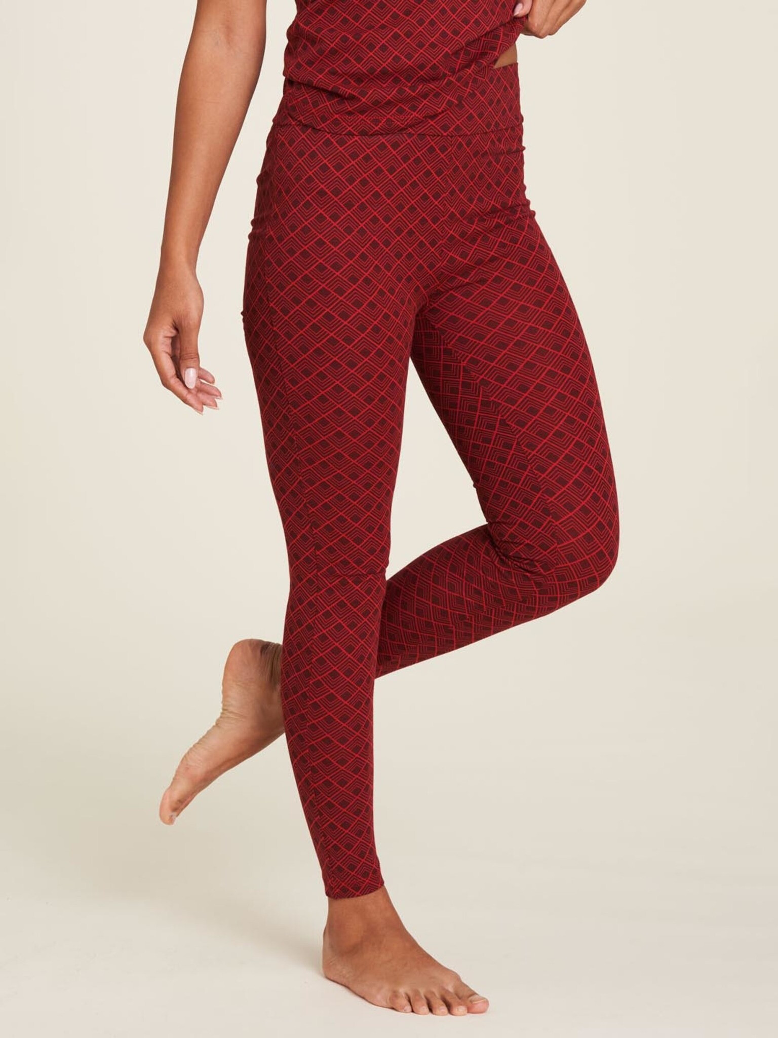 Tranquillo Leggings Red - Pepit.gr