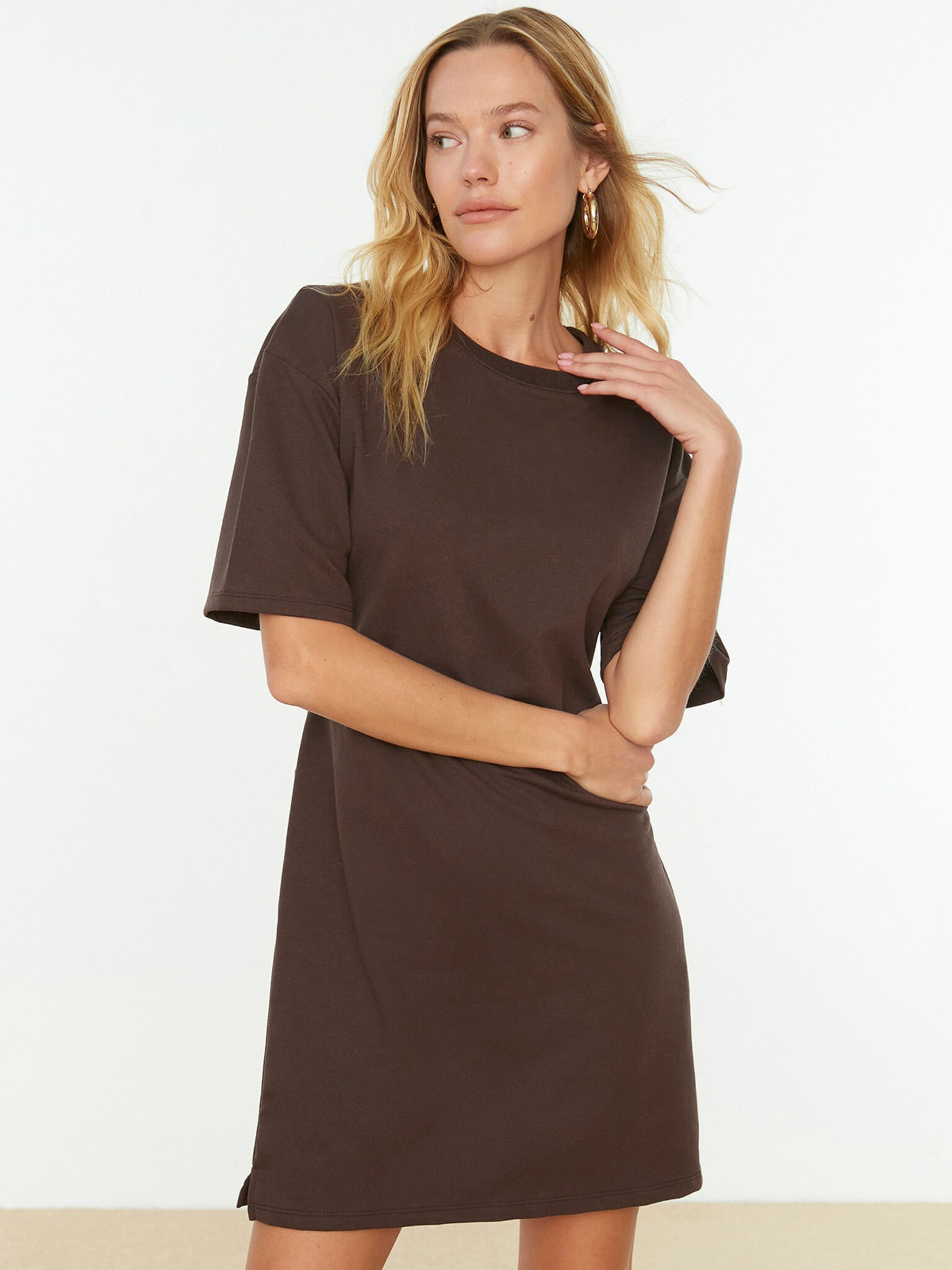 Trendyol Dresses Brown - Pepit.gr