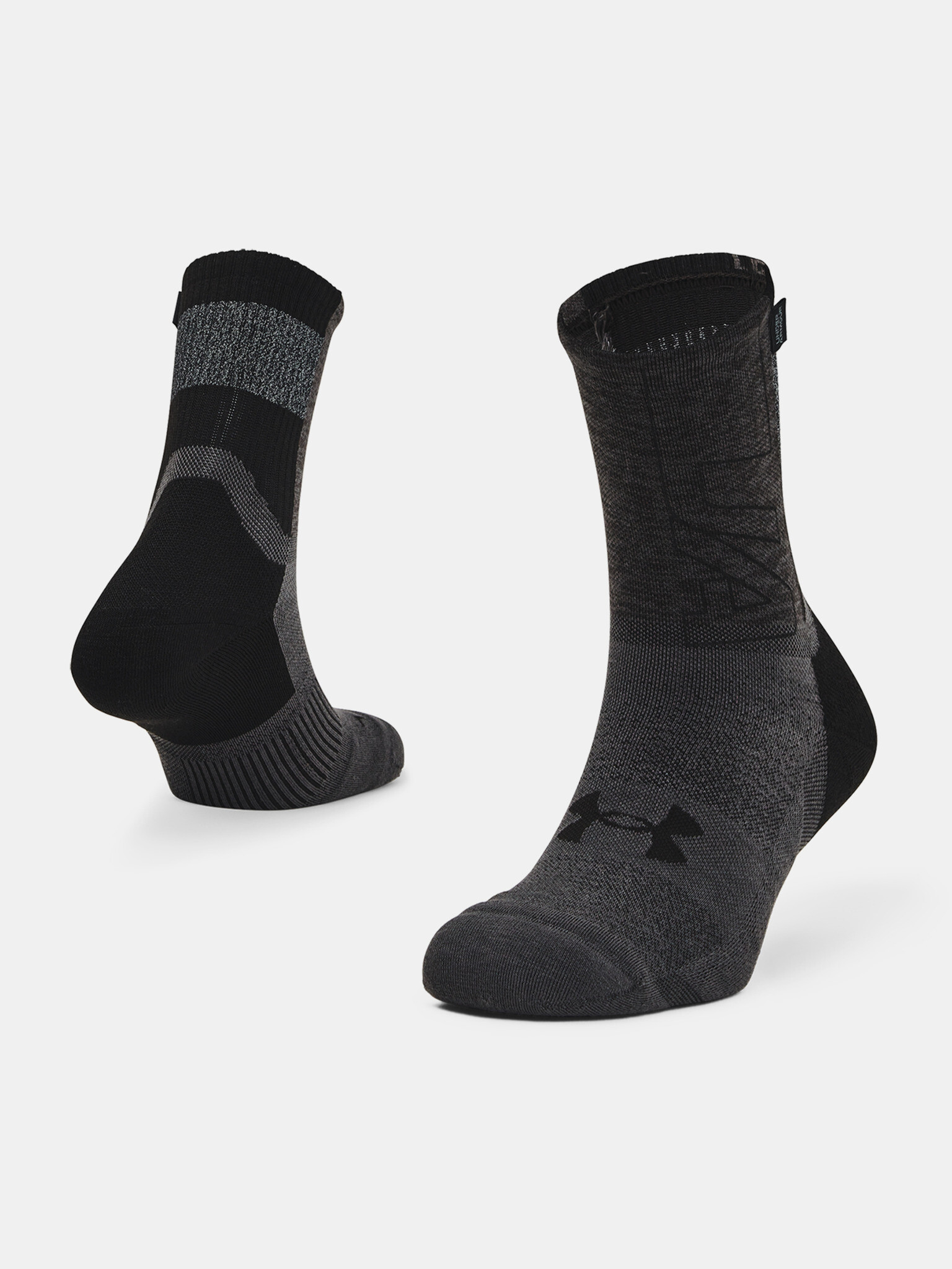 Under Armour ArmourDry Run Crew Socks Black - Pepit.gr