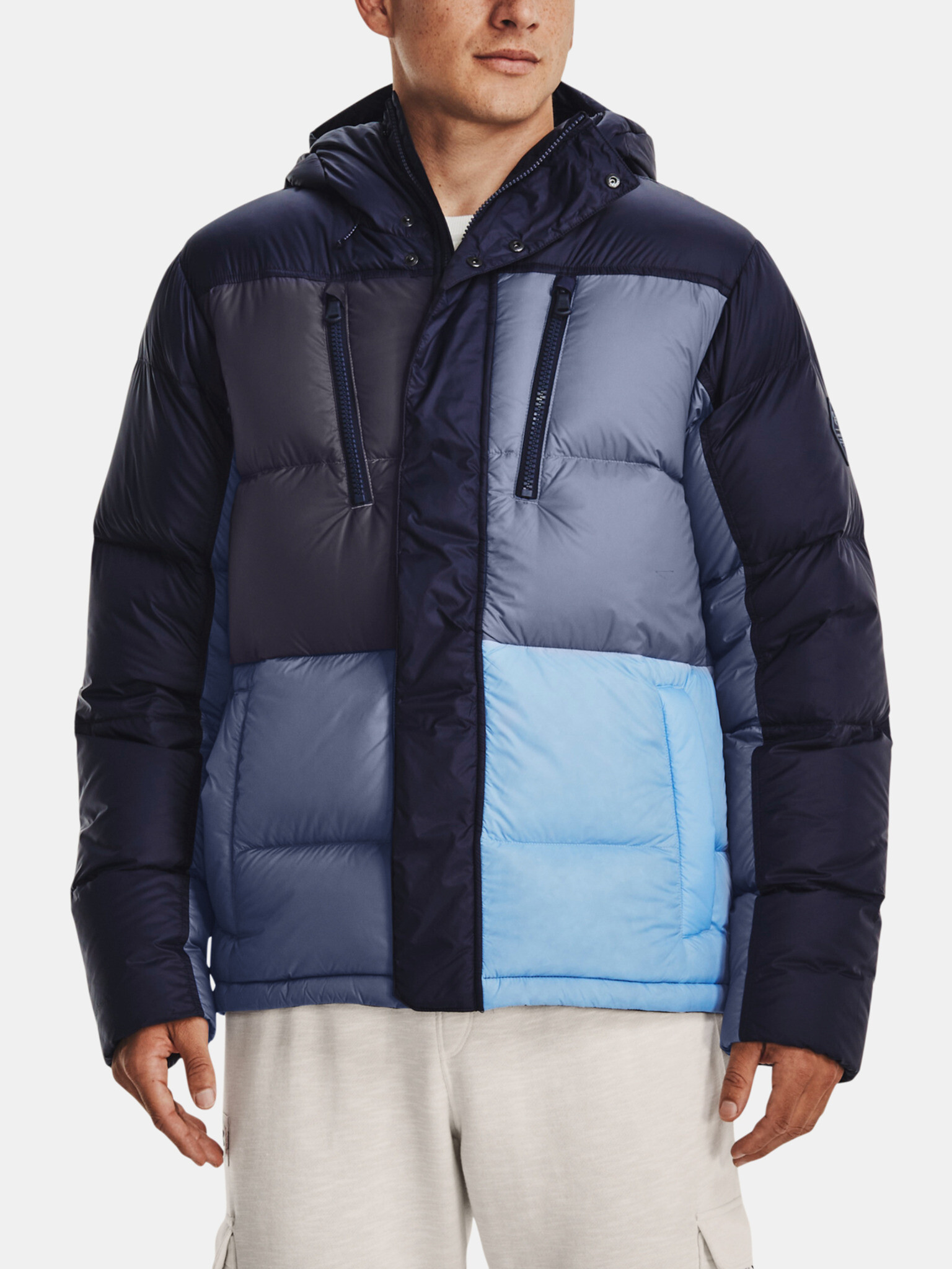 Under Armour CGI Down Blocked Jkt Jacket Blue - Pepit.gr