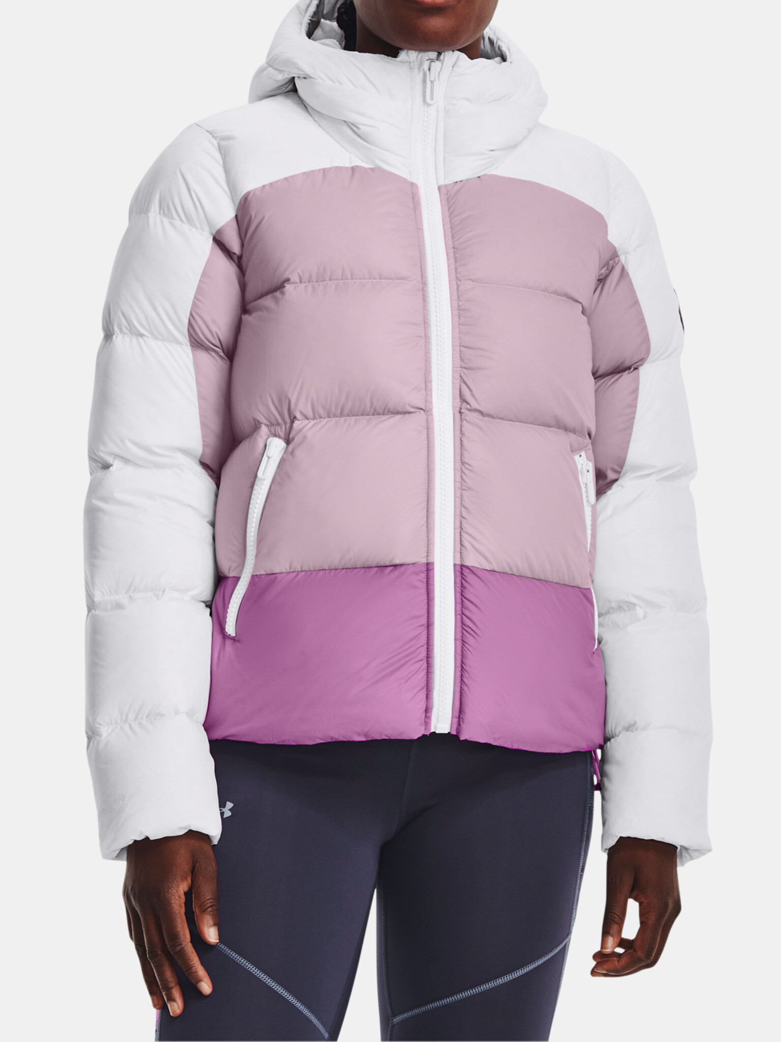 Under Armour CGI Down Blocked Winter jacket White - Pepit.gr