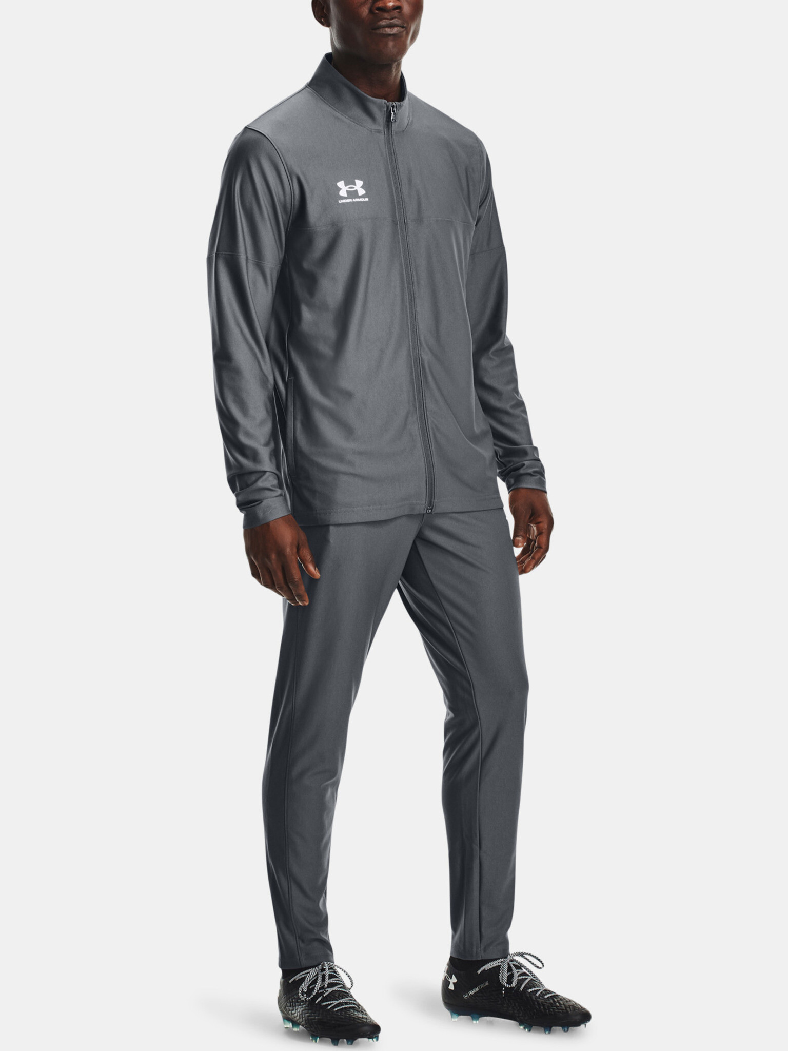 Under Armour Challenge Tracksuit Grey - Pepit.gr