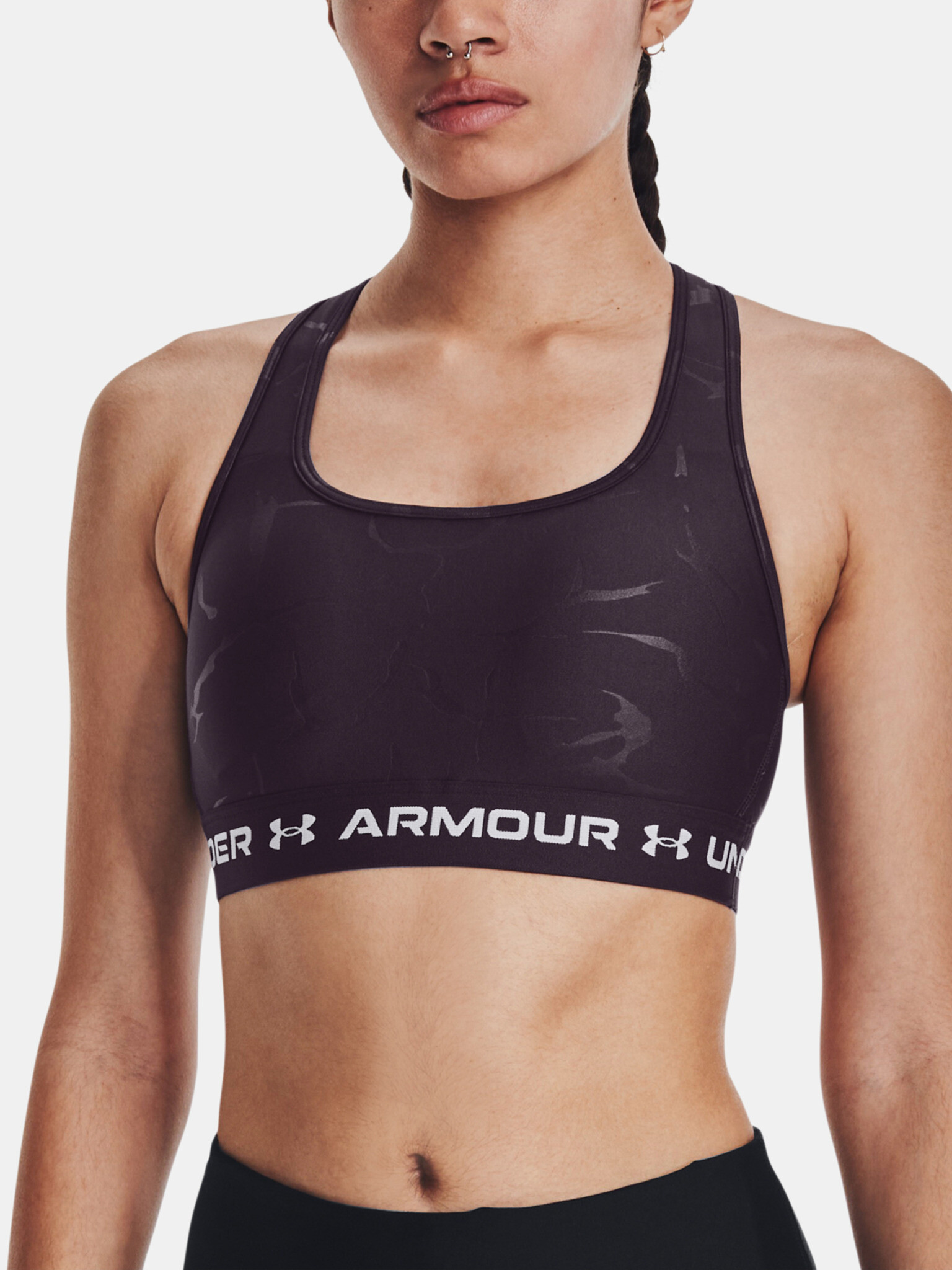 Under Armour Crossback Sport Bra Red - Pepit.gr