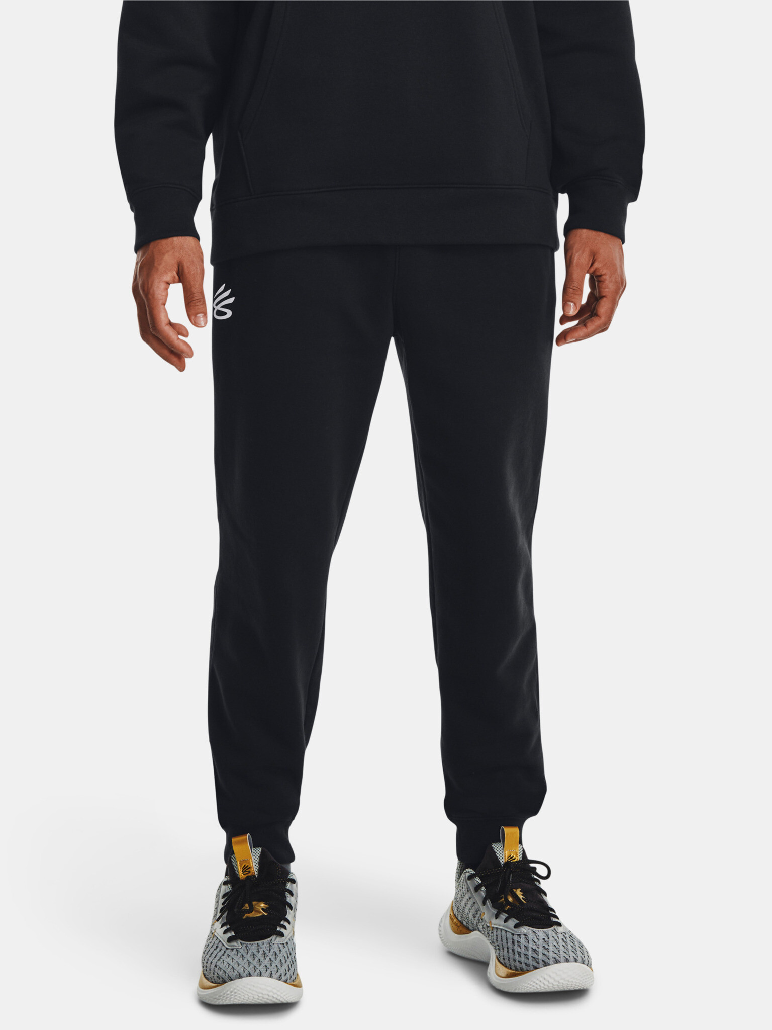 Under Armour Curry Fleece Sweatpants-BLK Sweatpants Black - Pepit.gr