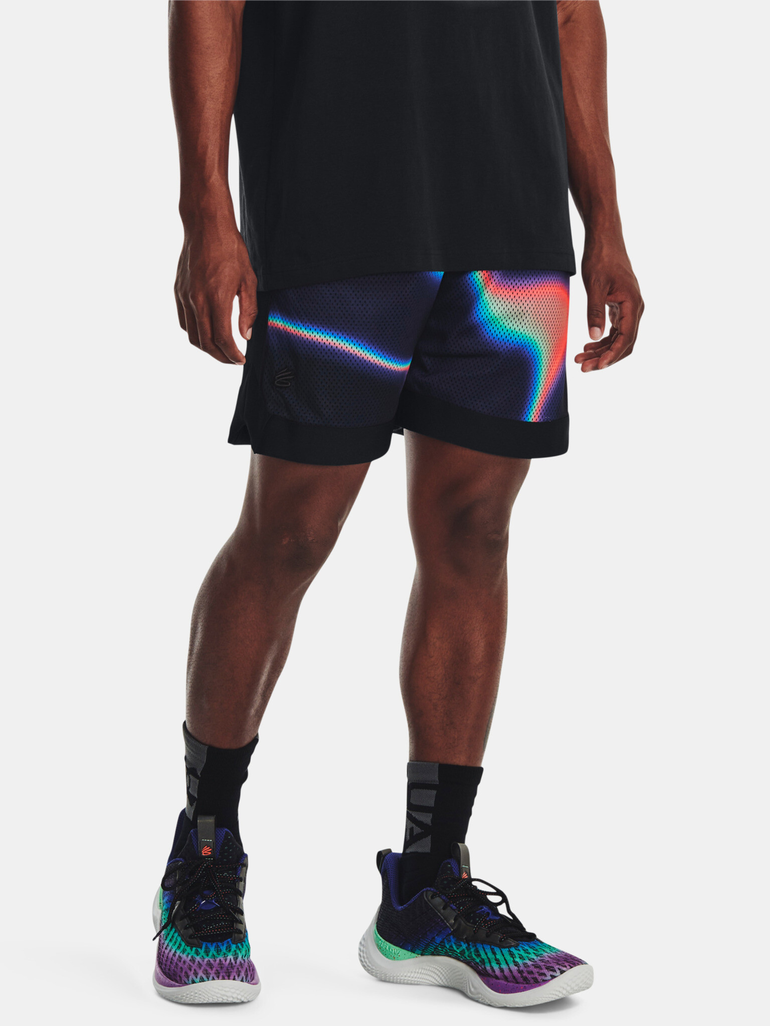 Under Armour Curry Mesh 8'' Short II Short pants Black - Pepit.gr