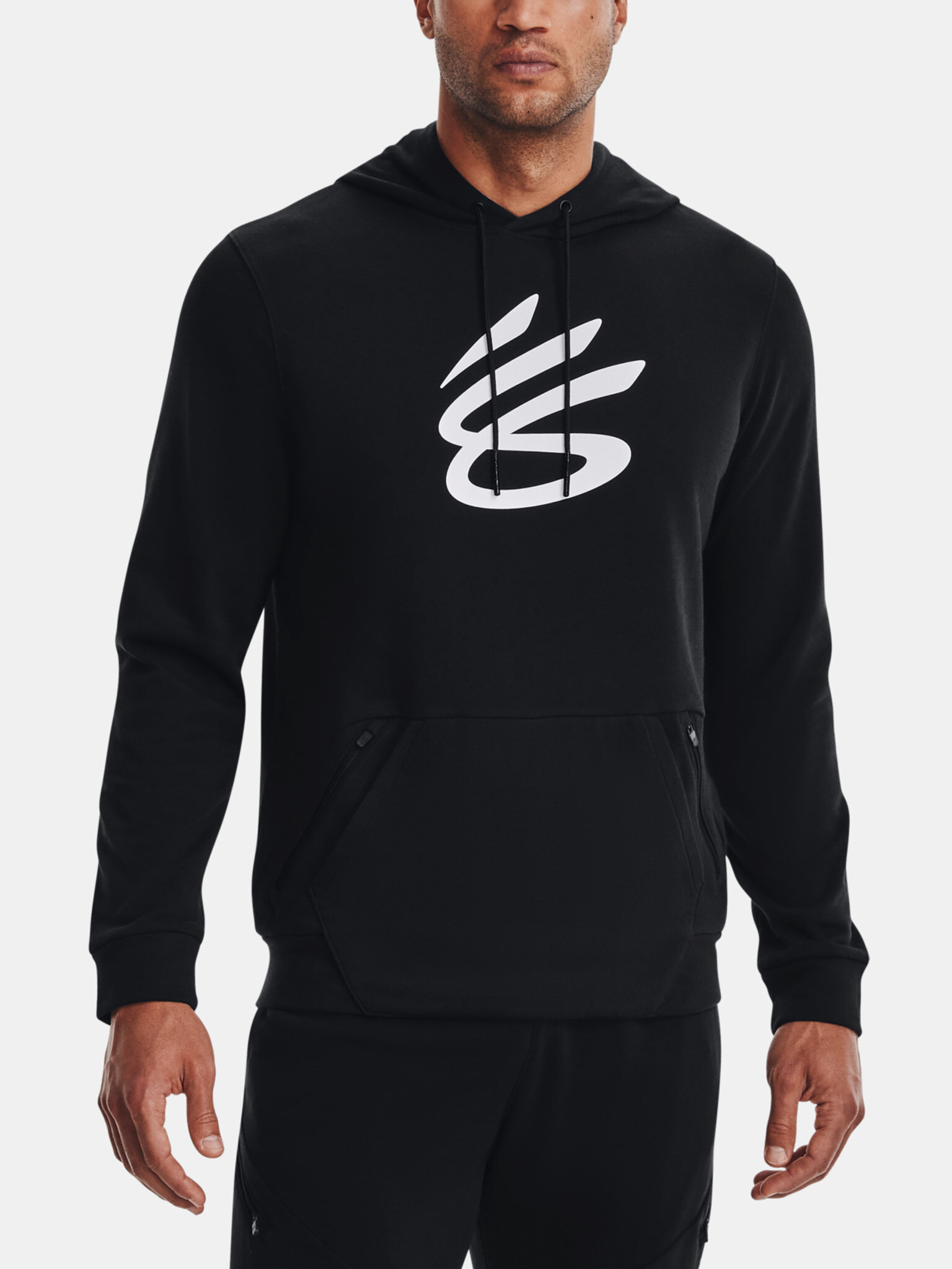 Under Armour Curry Pullover Hood Sweatshirt Black - Pepit.gr