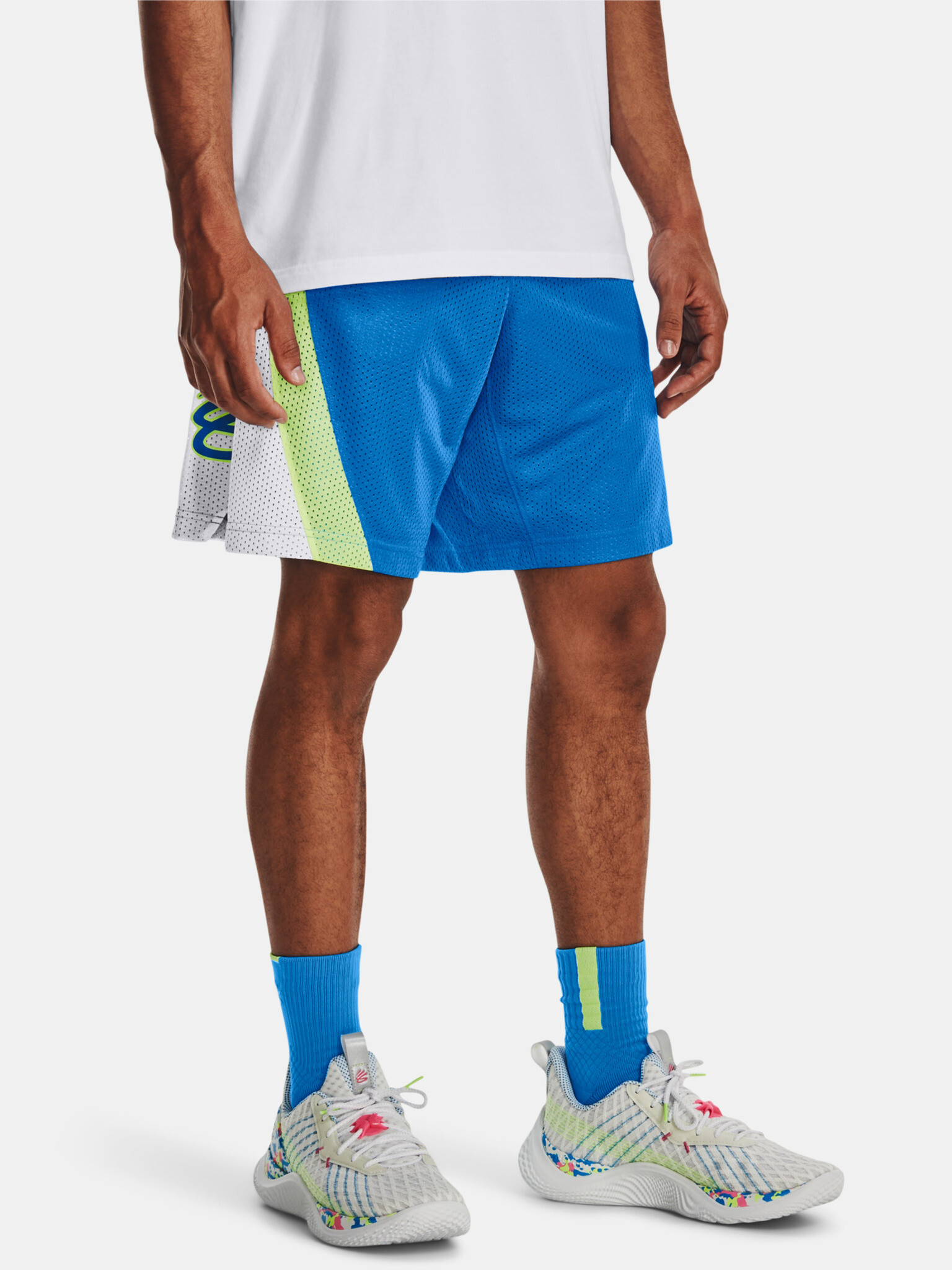 Under Armour Curry Splash 9'' Short pants Blue - Pepit.gr