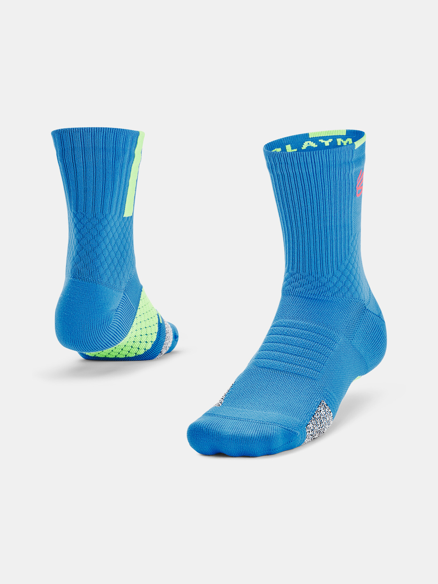 Under Armour Curry UA AD Playmaker Mid Socks Blue - Pepit.gr