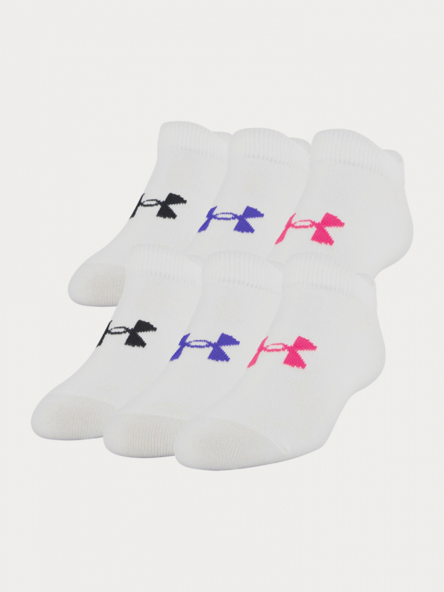 Under Armour Essential Socks 6 pairs of children White - Pepit.gr