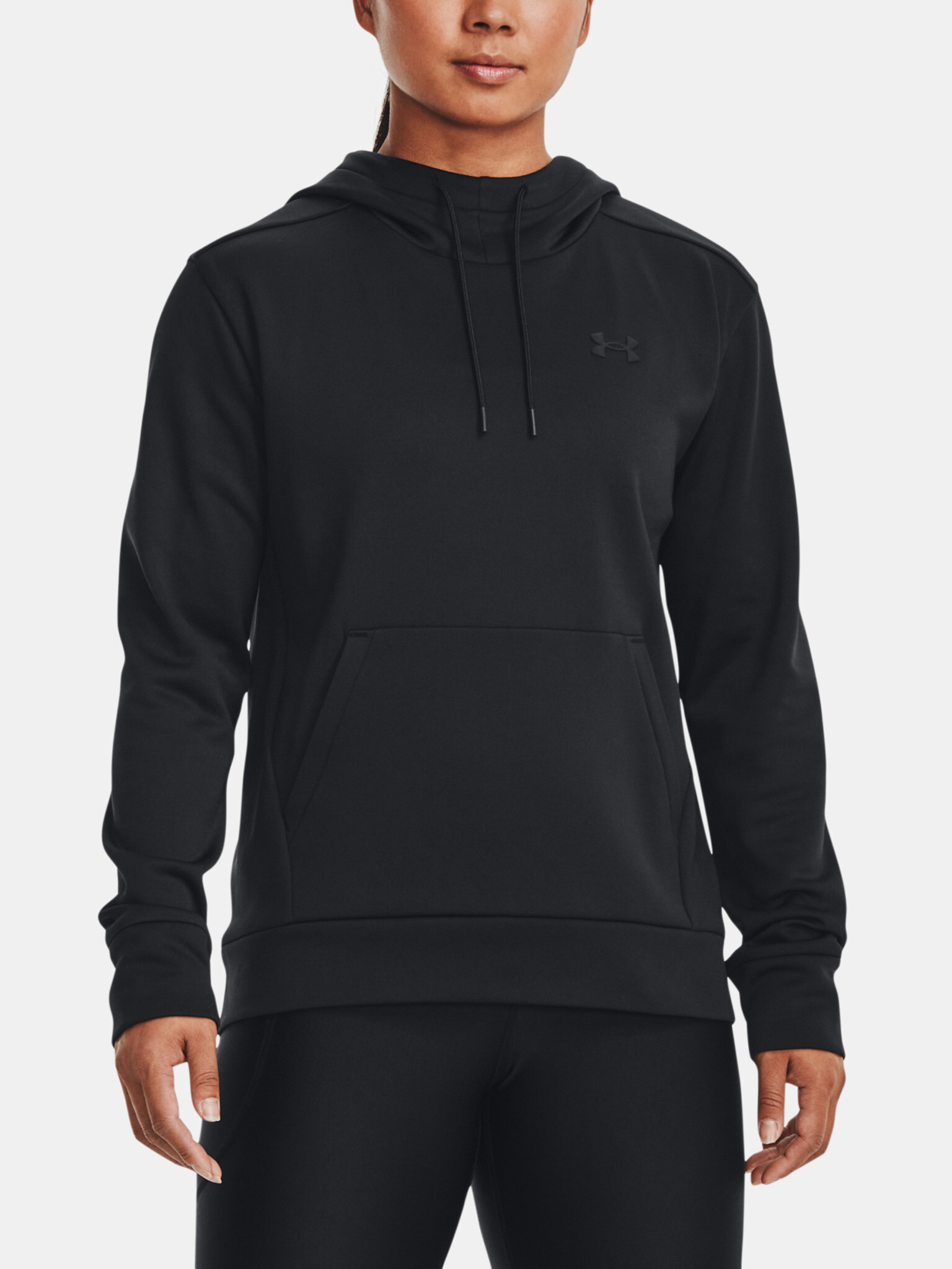 Under Armour Fleece LC Sweatshirt Black - Pepit.gr