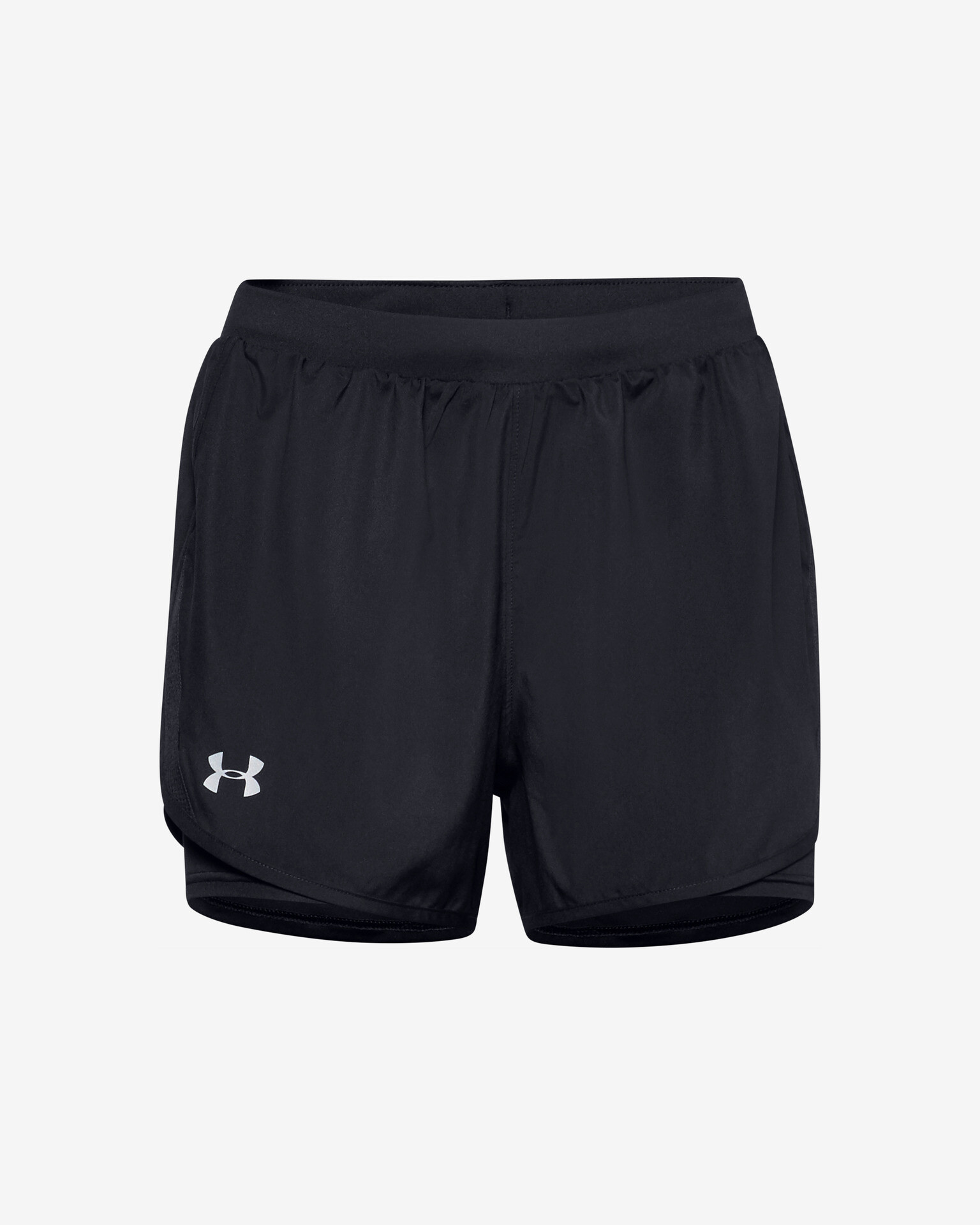 Under Armour Fly By 2.0 2-in-1 Shorts Black - Pepit.gr