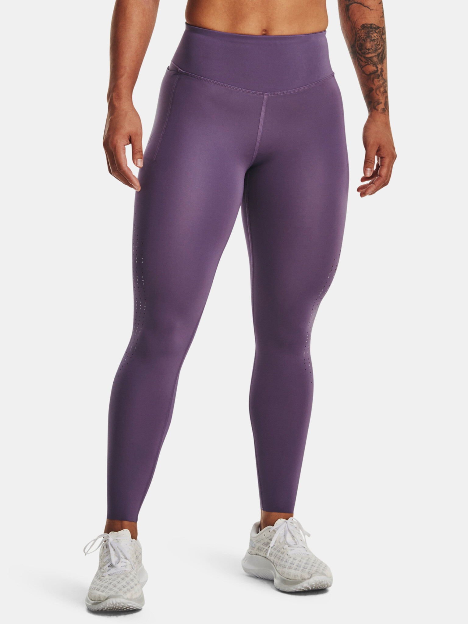 Under Armour FlyFast Elite Ankle Tight Leggings Violet - Pepit.gr