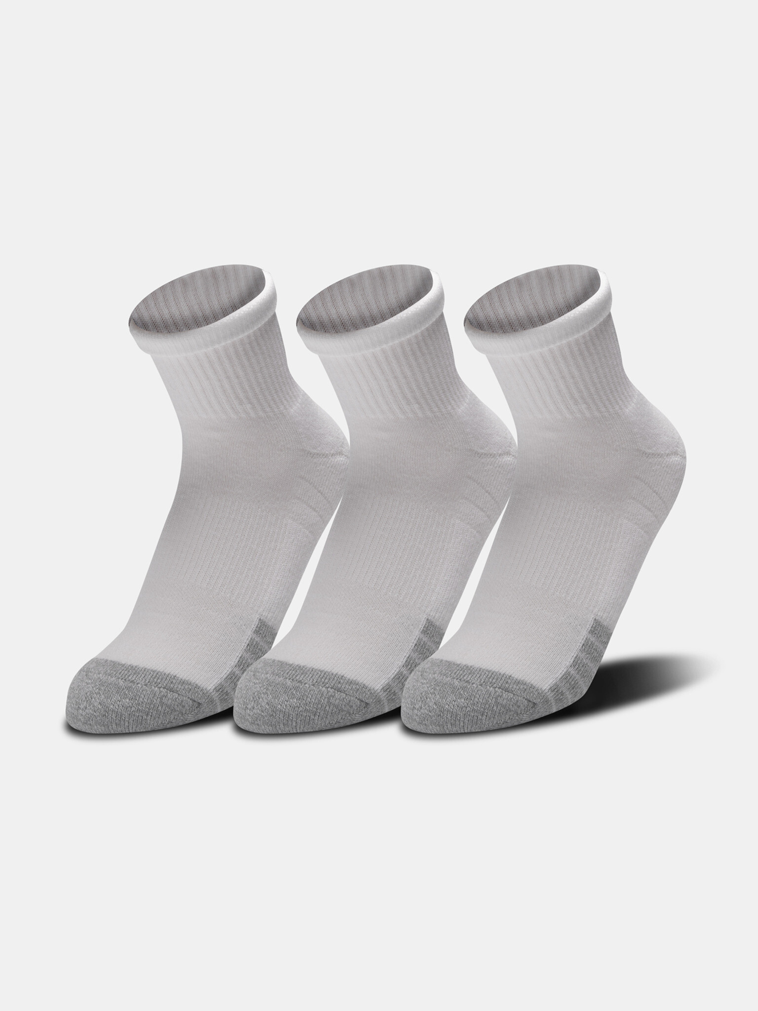 Under Armour Heatgear. Set of 3 pairs of socks White - Pepit.gr