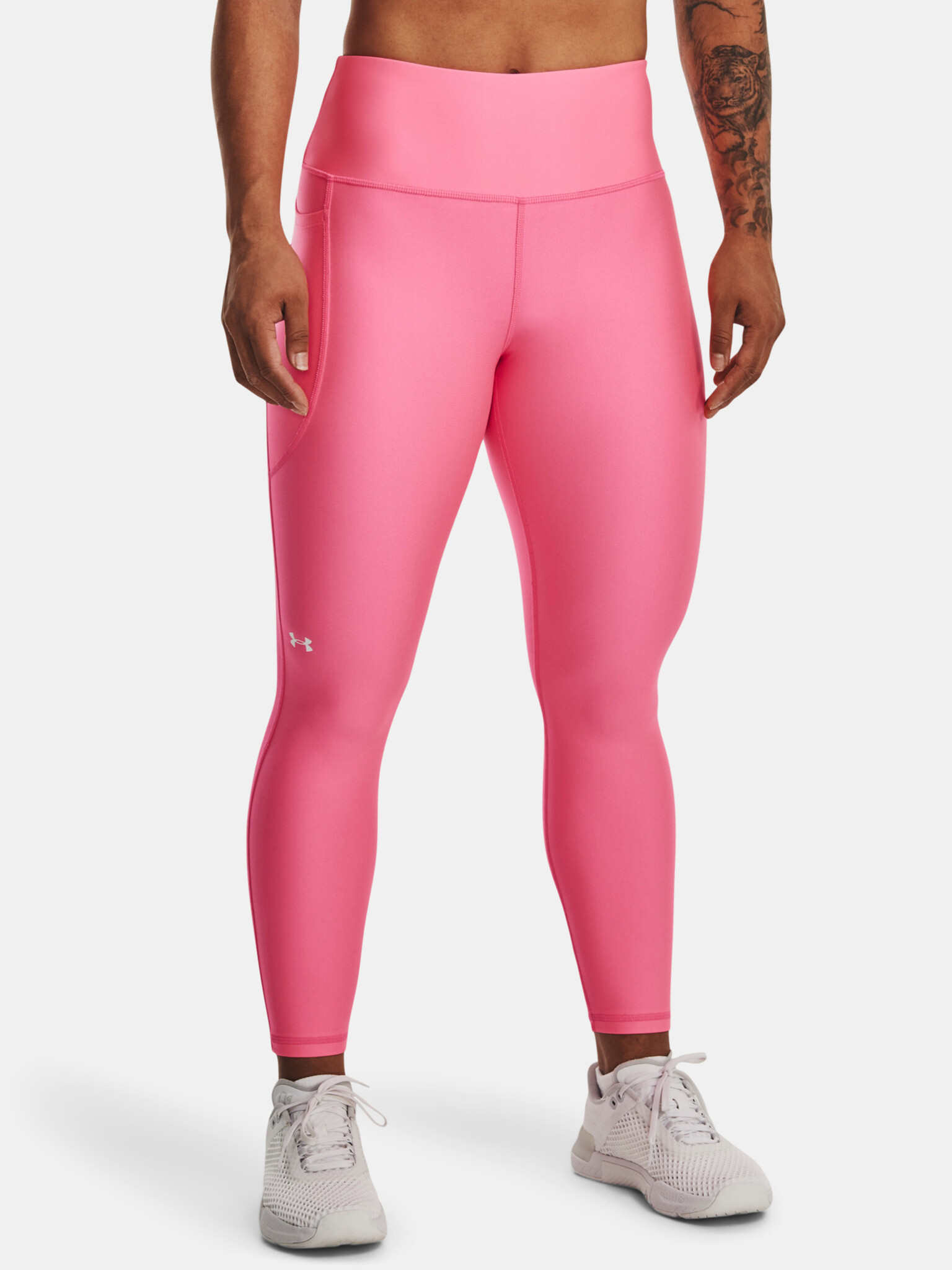 Under Armour Hi Ankle Leggings Pink - Pepit.gr