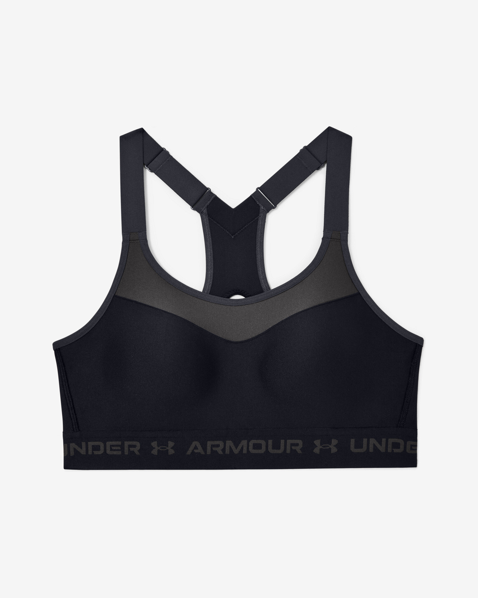 Under Armour High Crossback Bra Black - Pepit.gr