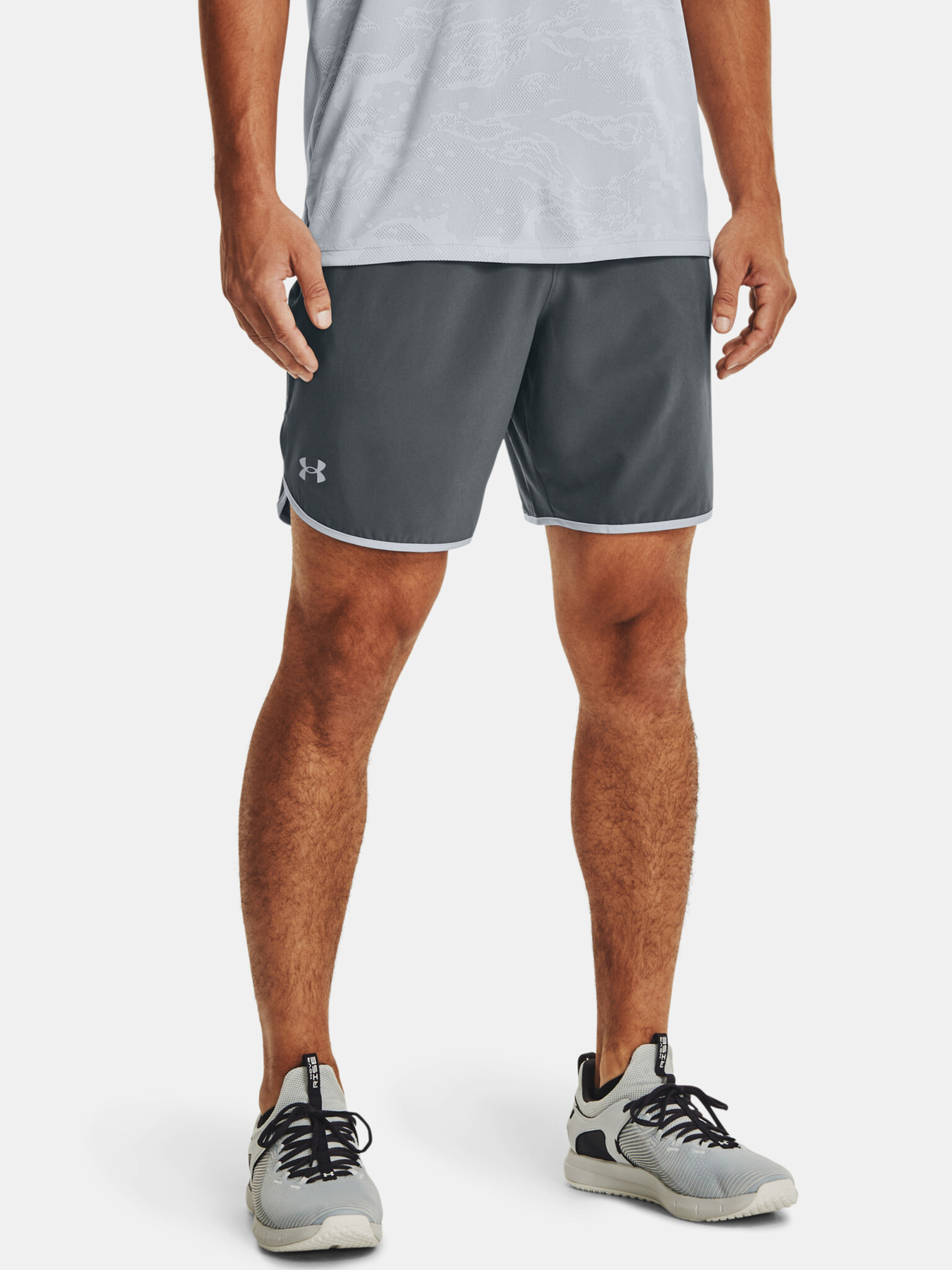 Under Armour HIIT Woven Short pants Grey - Pepit.gr