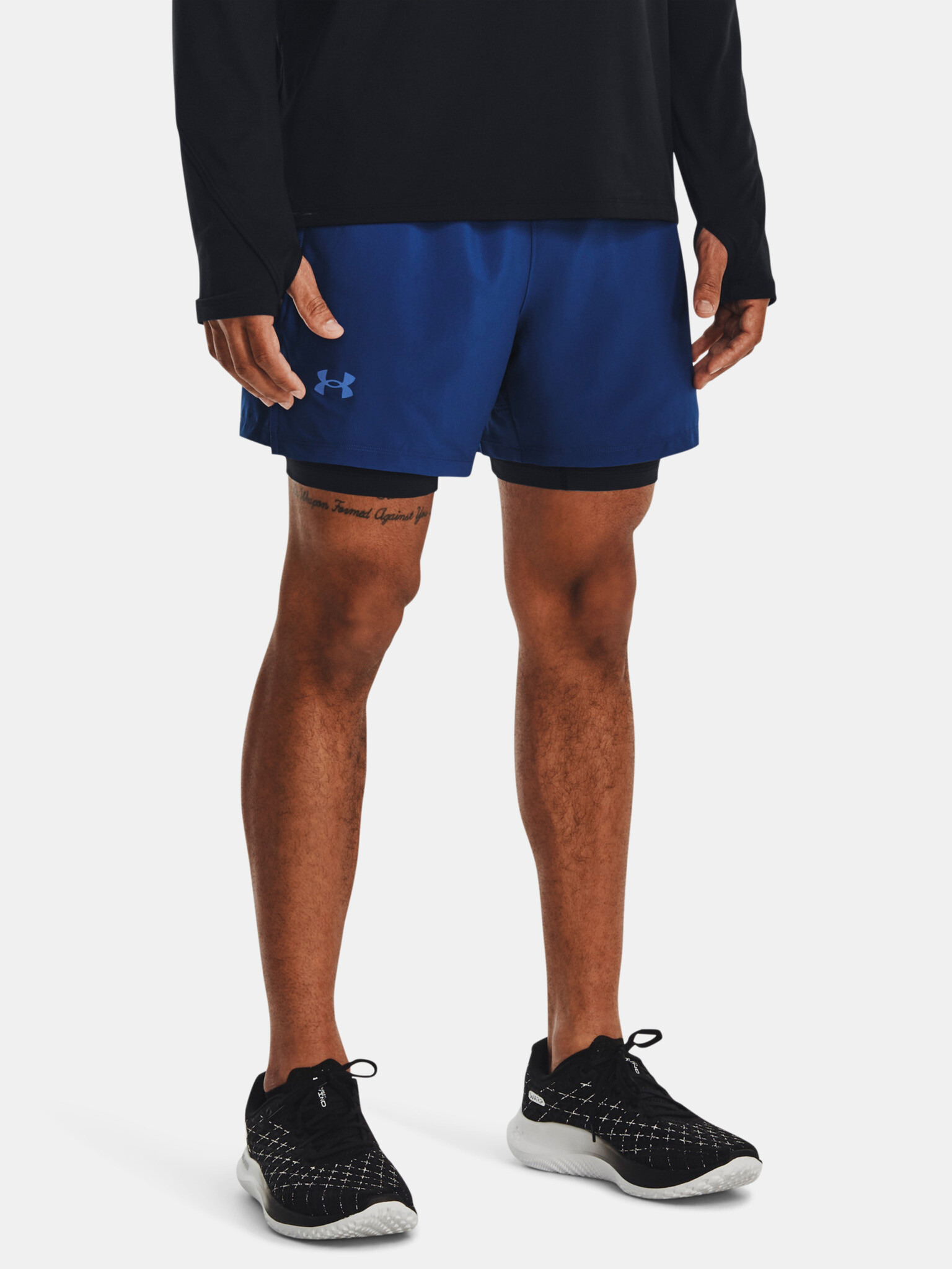 Under Armour LAUNCH ELITE 2in1 5'' SHORT Short pants Blue - Pepit.gr