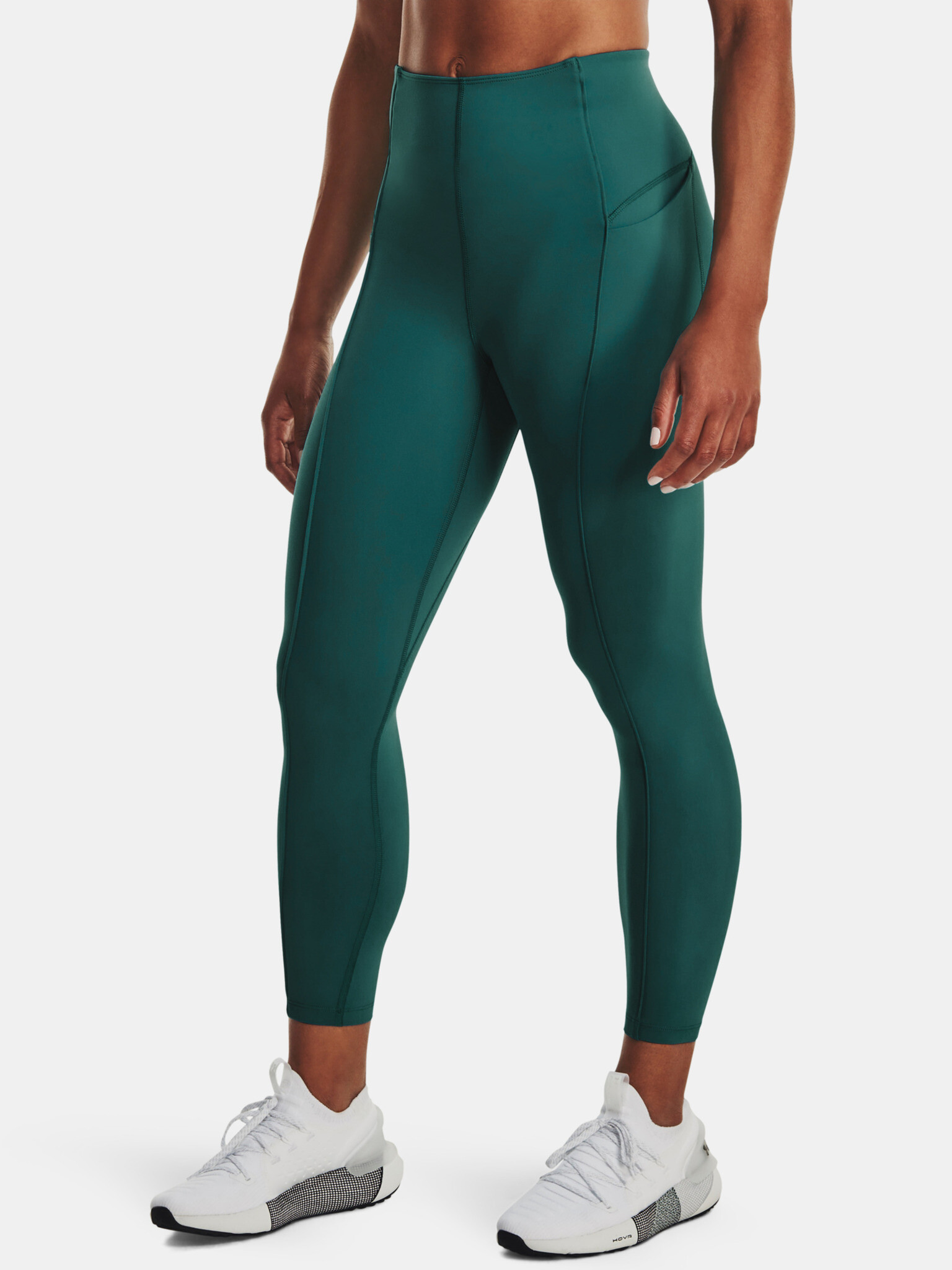 Under Armour Meridian Ankle Leg Pintuk Leggings Green - Pepit.gr