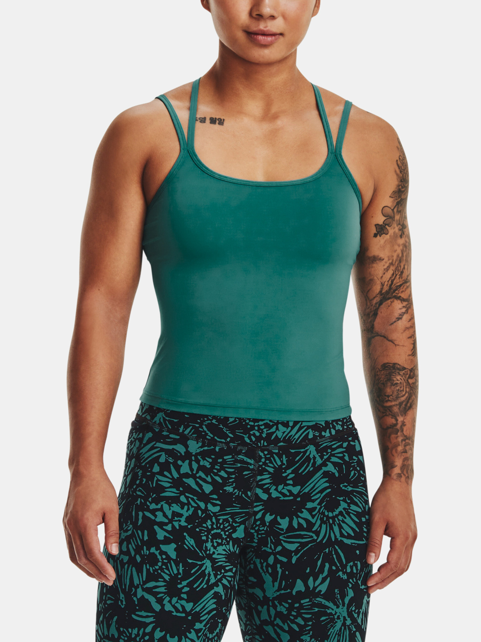 Under Armour Meridian Top Green - Pepit.gr