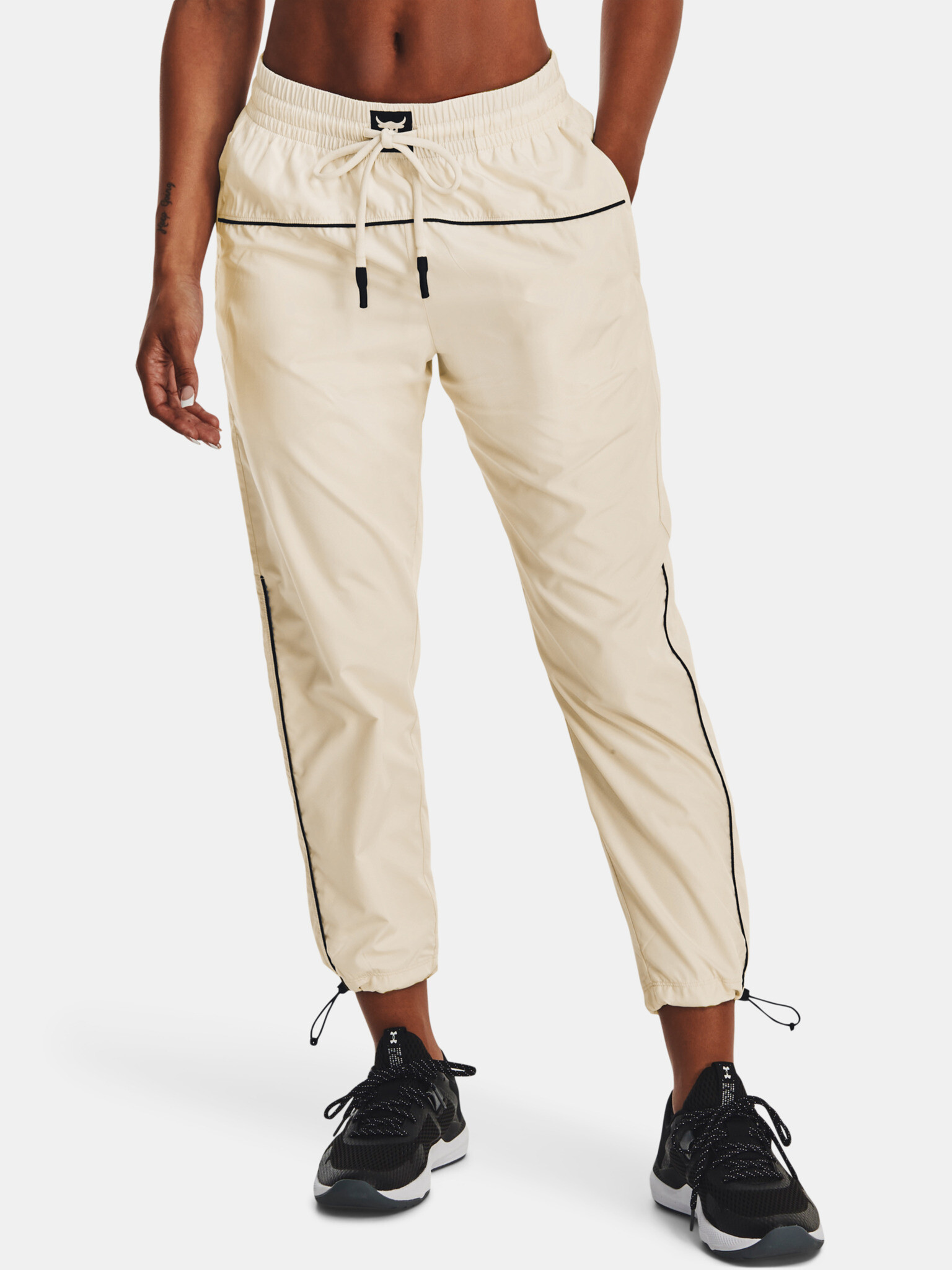 Under Armour Project Rock Brahma Trousers White - Pepit.gr