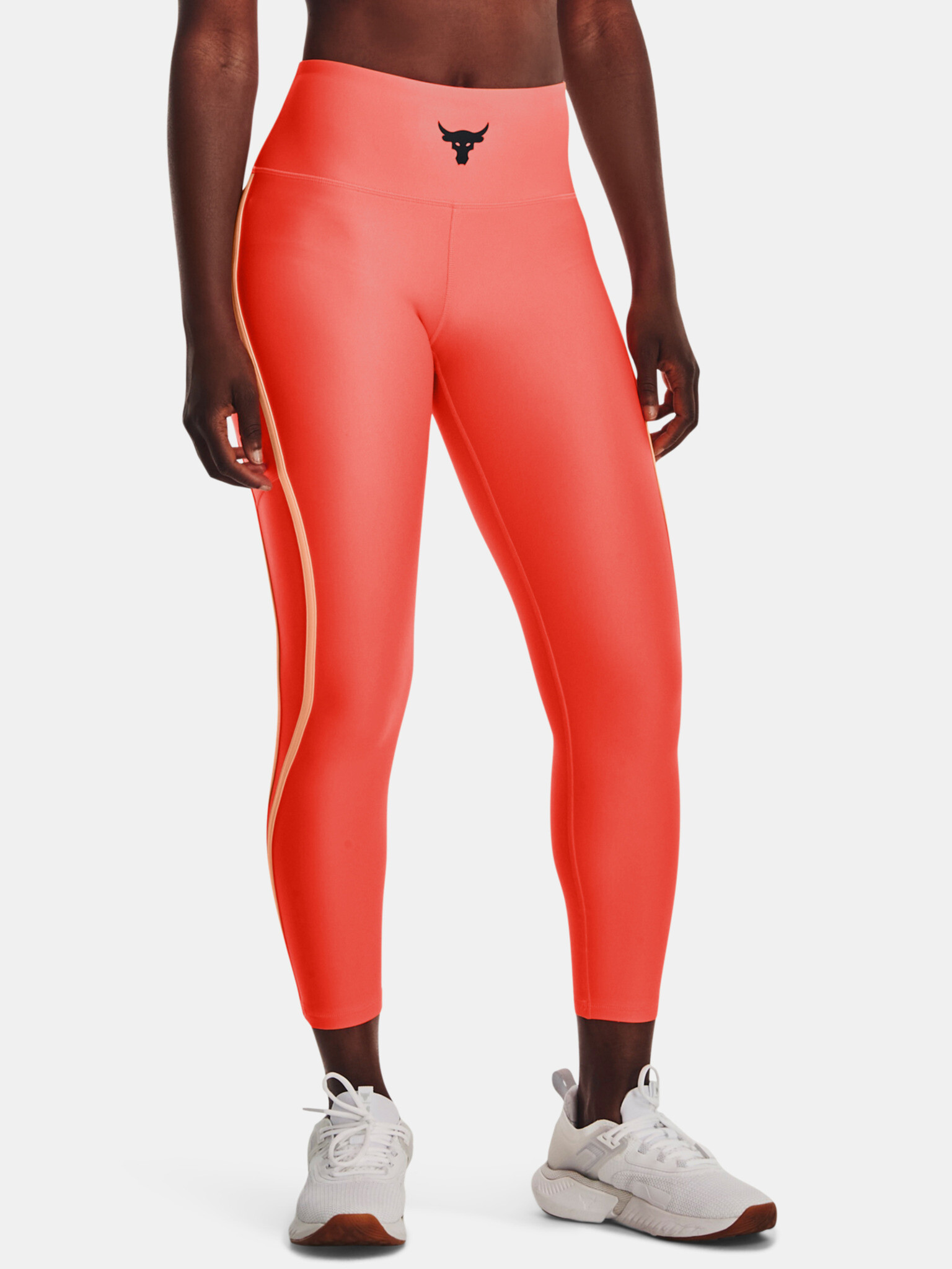 Under Armour Project Rock HG Ankl Lg Fam Leggings Red - Pepit.gr