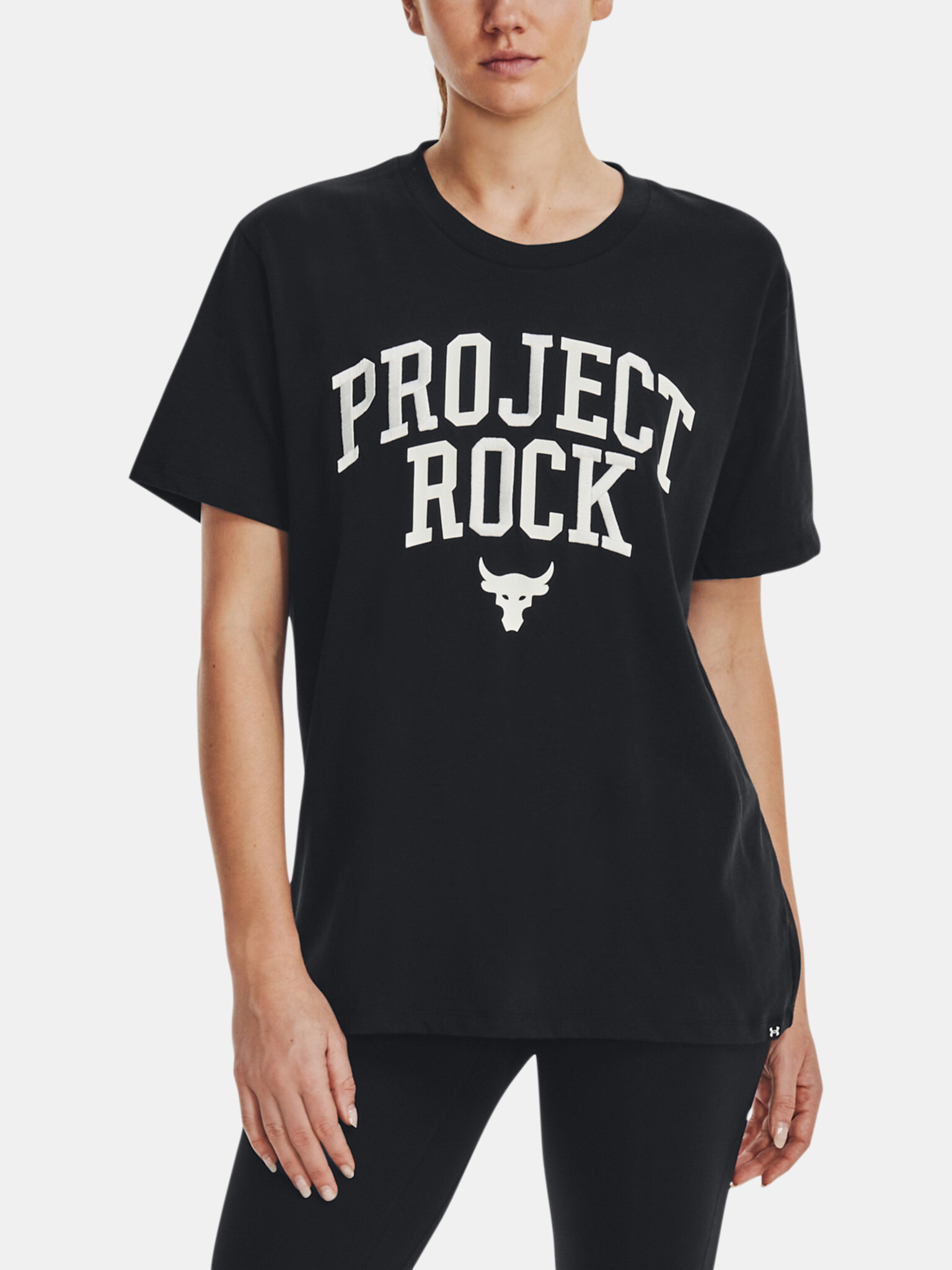 Under Armour Project Rock Hwt Campus T T-shirt Black - Pepit.gr