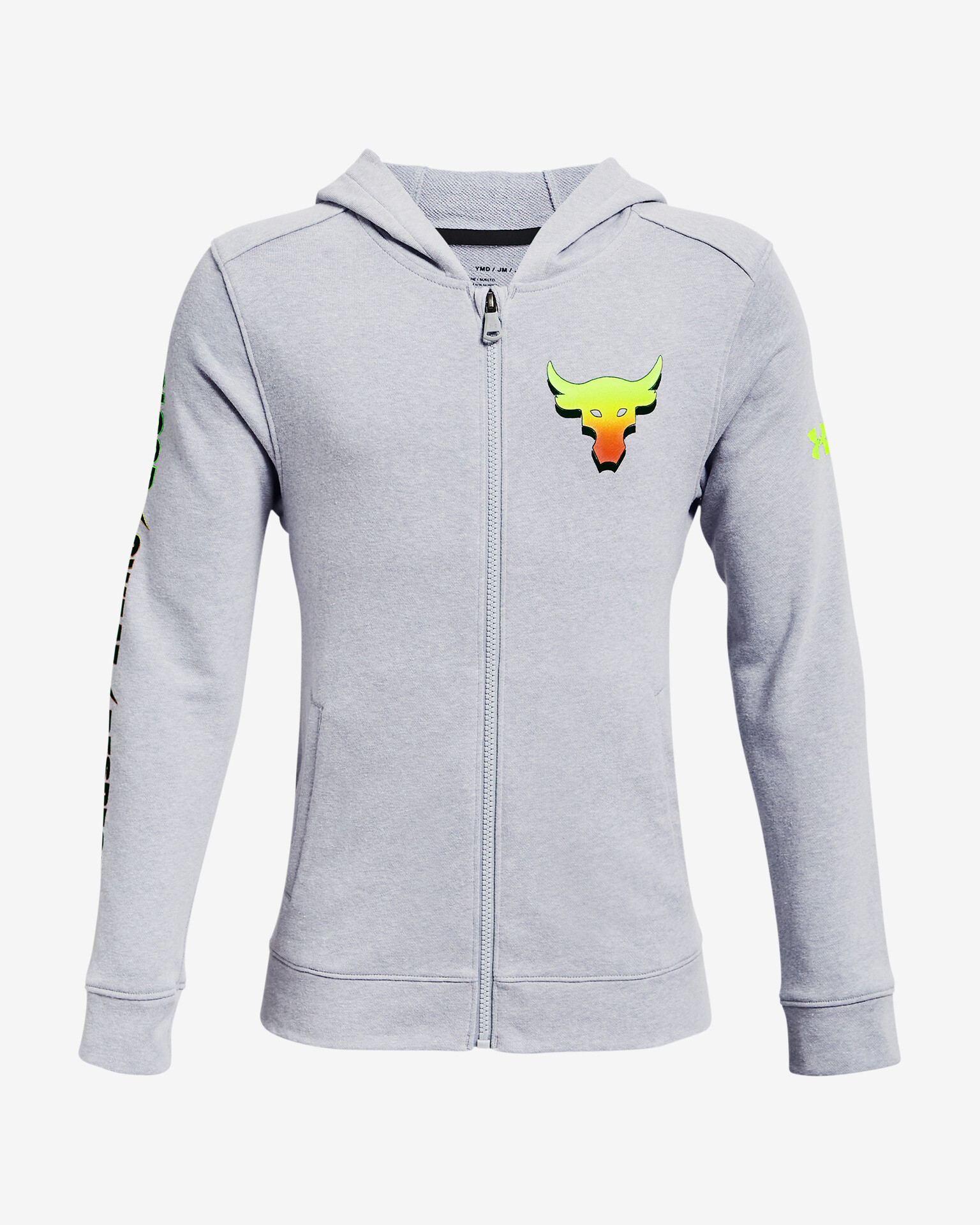 Under Armour Project Rock Kids Sweatshirt Grey - Pepit.gr