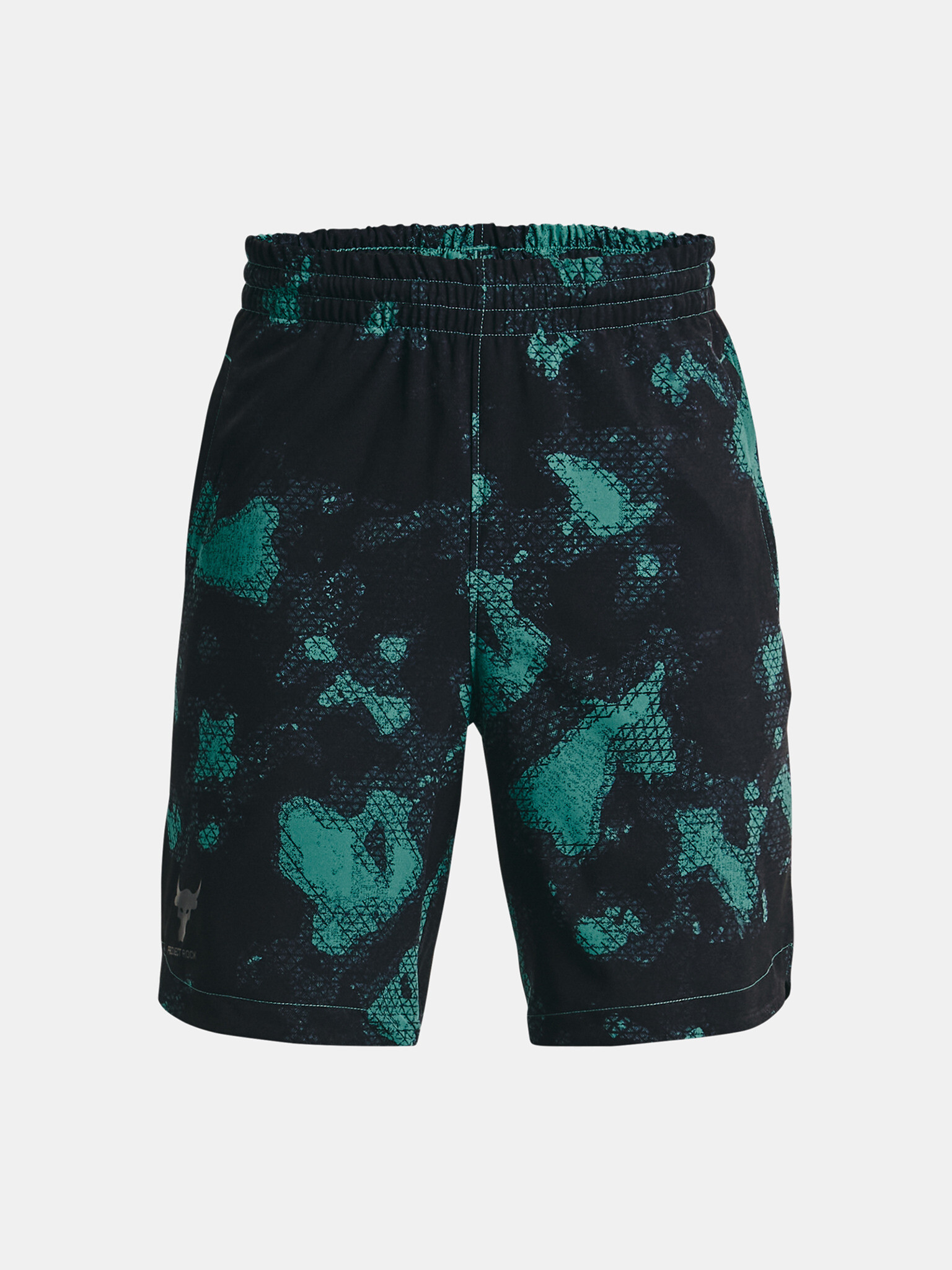 Under Armour Project Rock Printed Wvn Kids Shorts Black - Pepit.gr