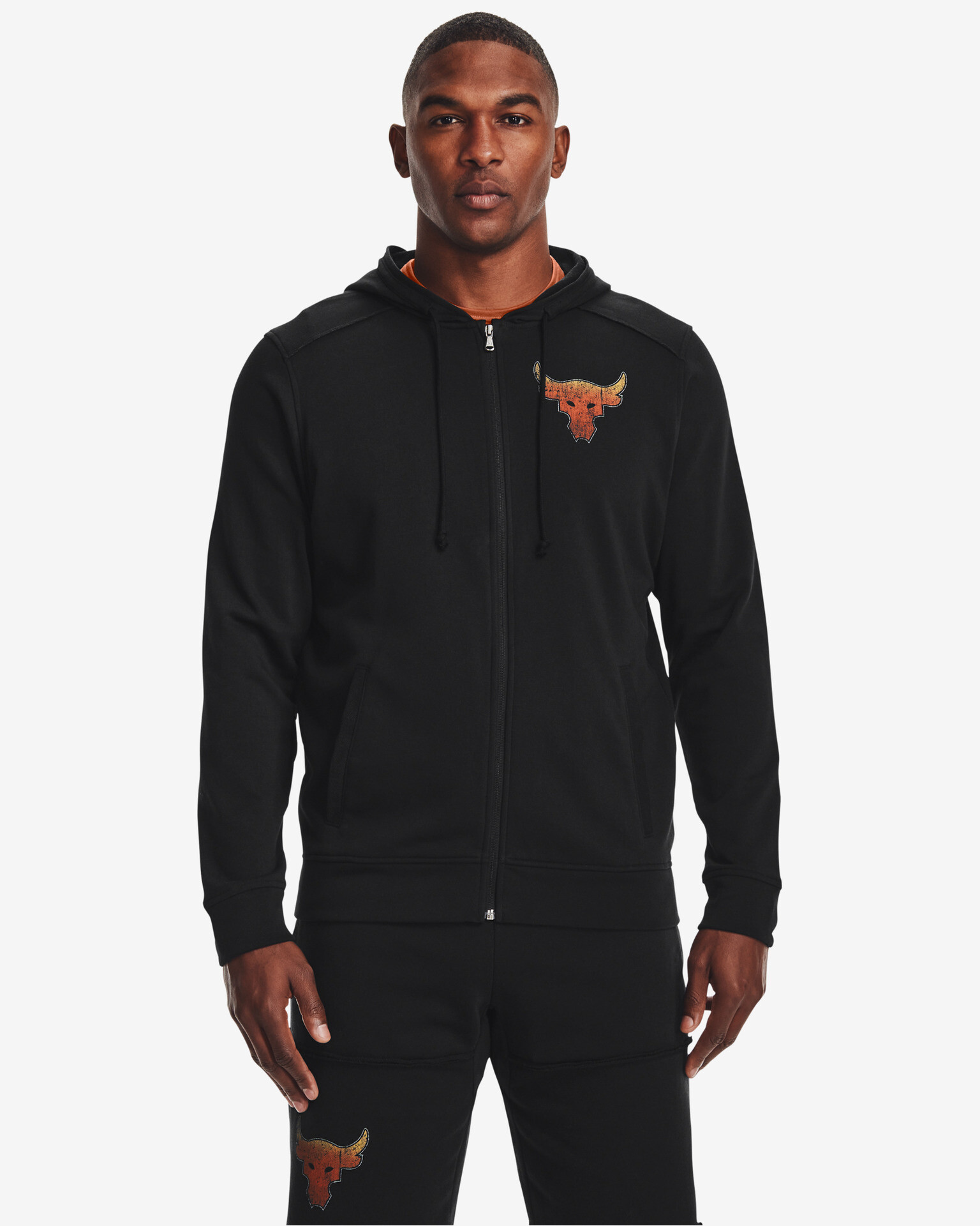 Under Armour Project Rock Terry Sweatshirt Black - Pepit.gr