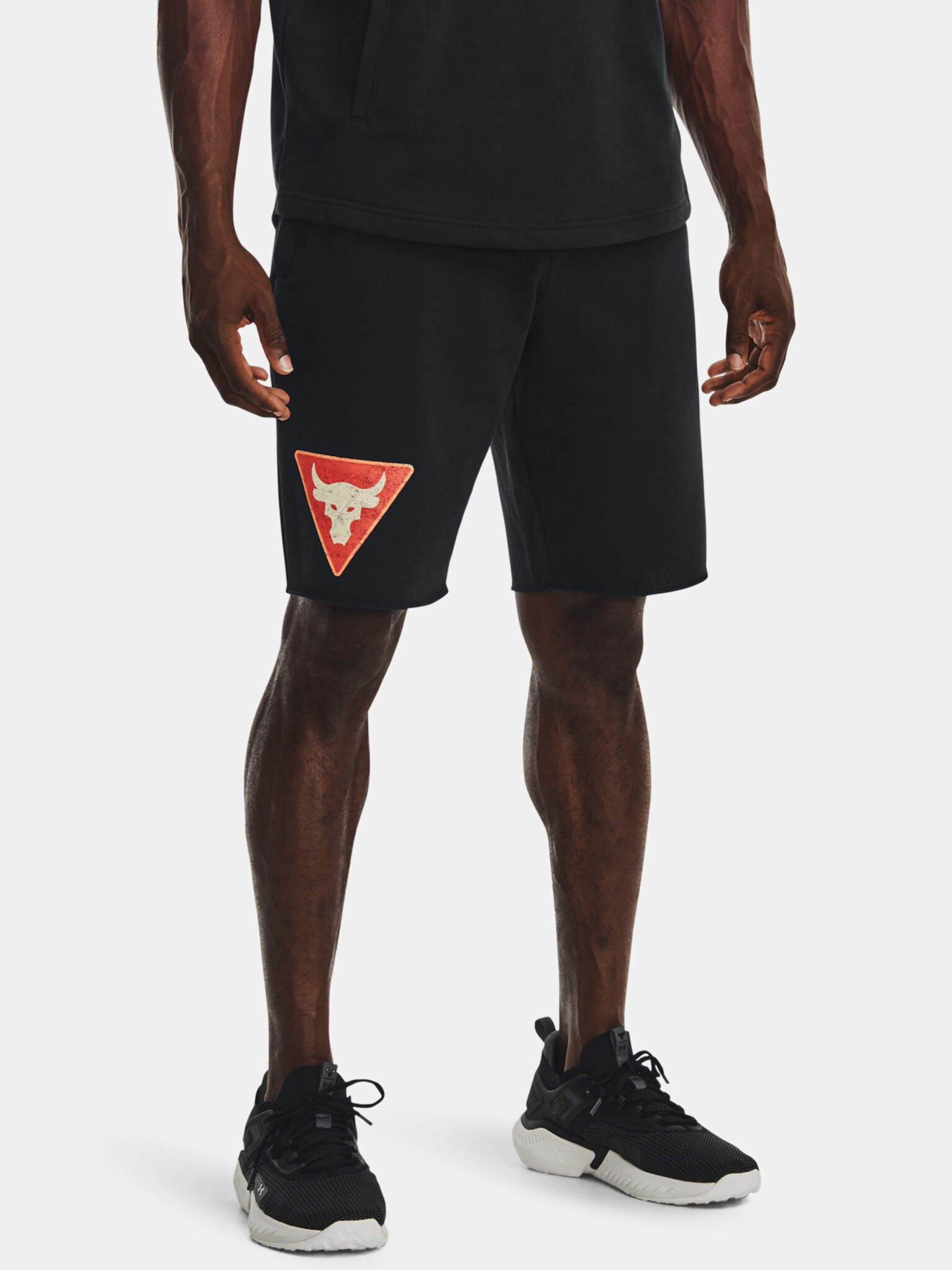 Under Armour Project Rock Trry Tri Sts Fam Short pants Black - Pepit.gr