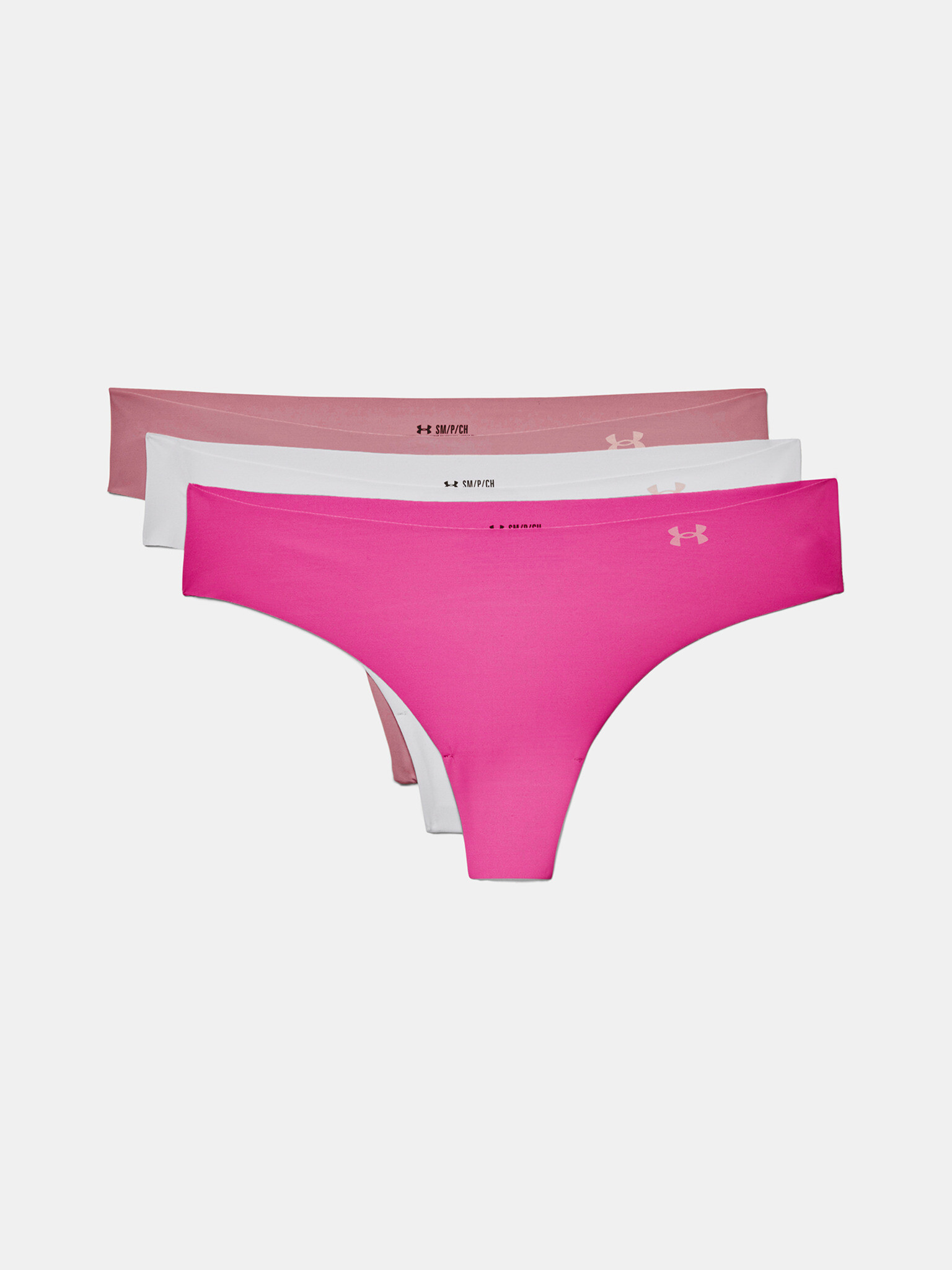 Under Armour PS Thong Briefs 3 Piece Pink - Pepit.gr