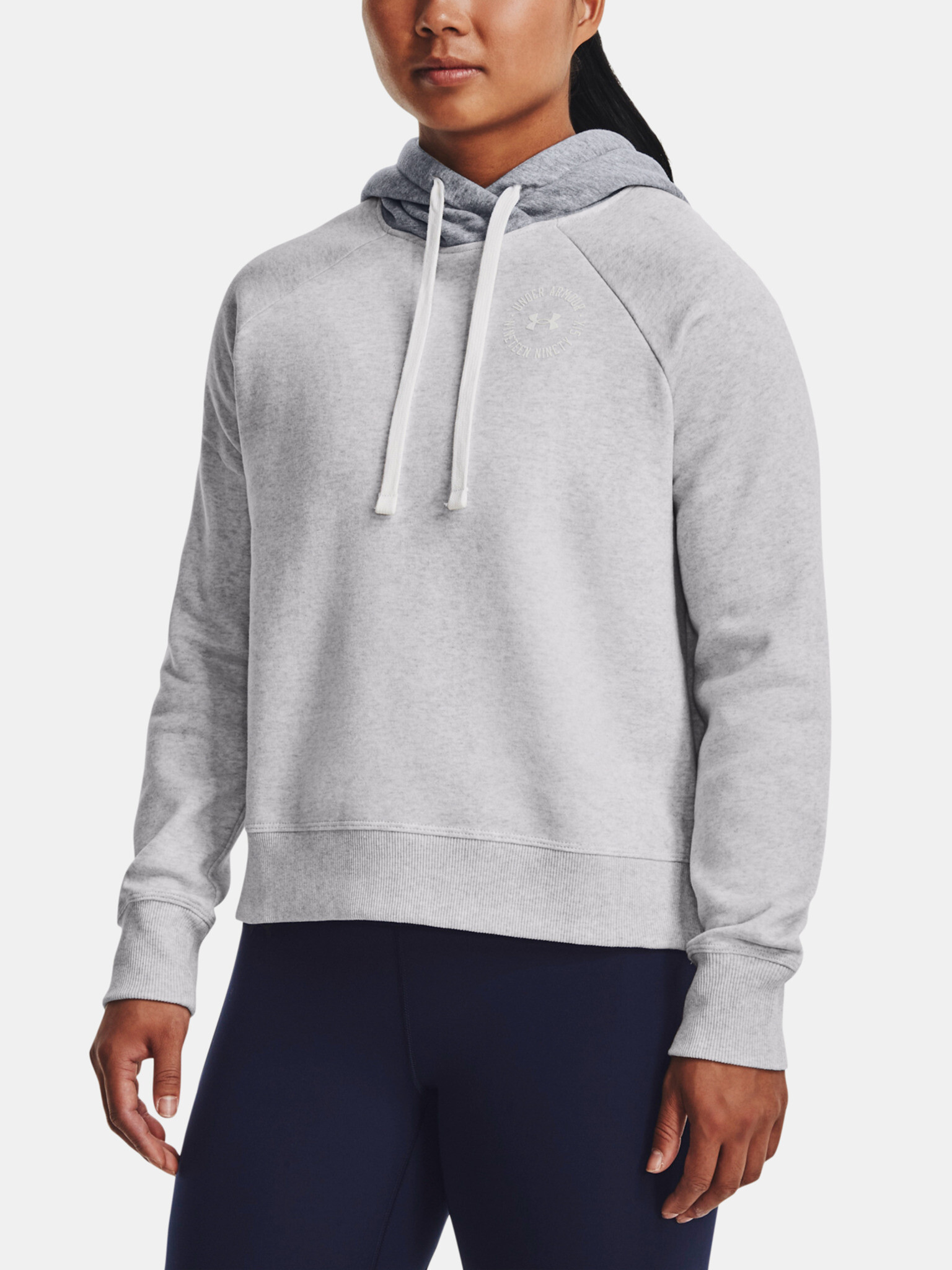 Under Armour Rival Fleece CB Sweatshirt Grey - Pepit.gr