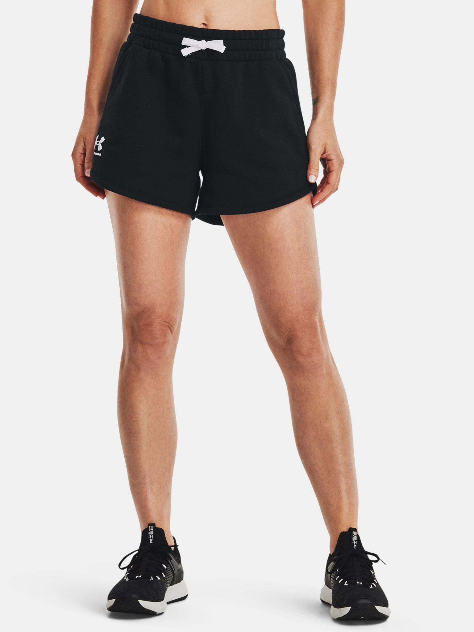 Under Armour Rival Fleece Shorts Black - Pepit.gr