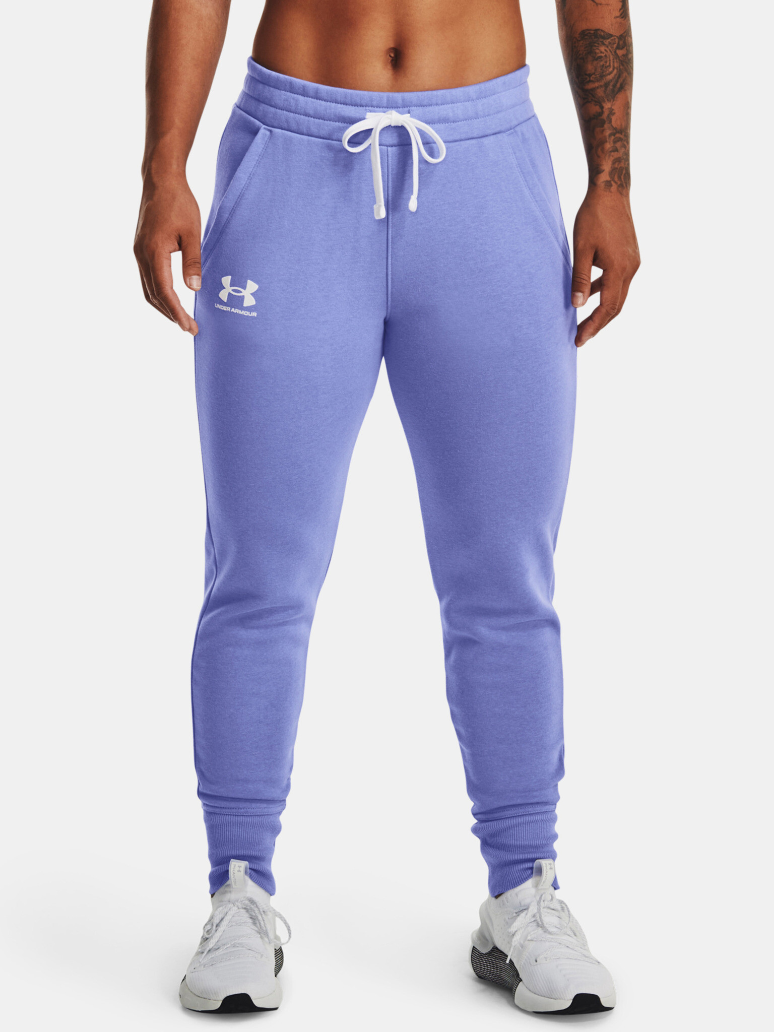 Under Armour Rival Fleece Sweatpants Blue - Pepit.gr