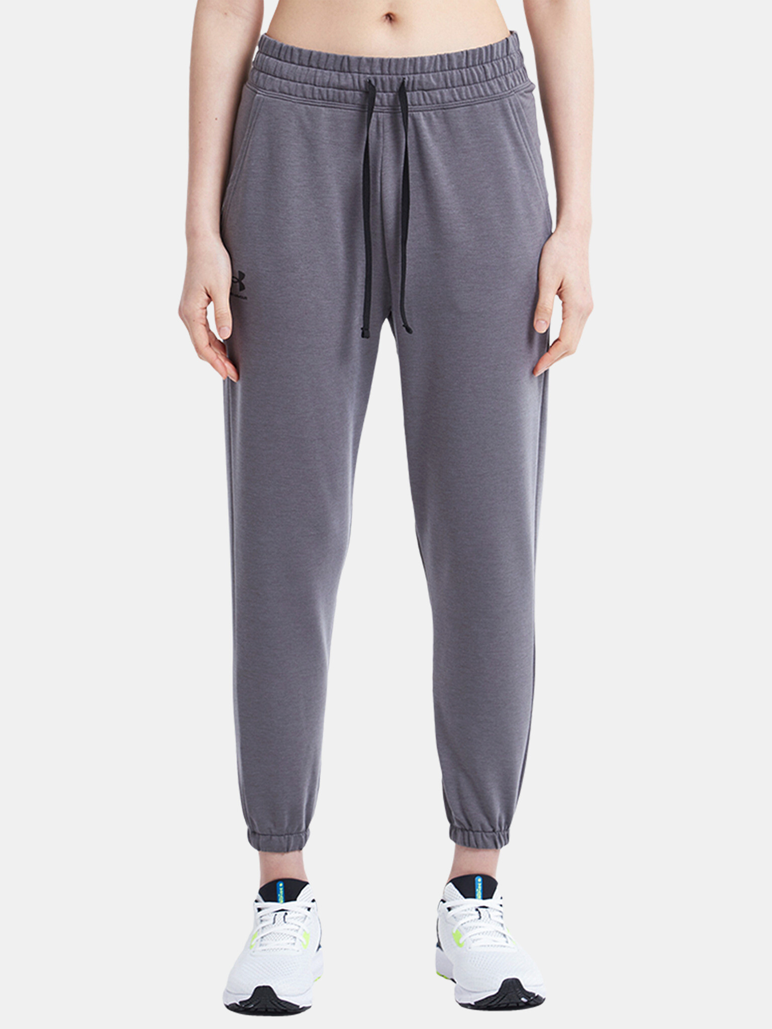 Under Armour Rival Terry Jogger Sweatpants Grey - Pepit.gr